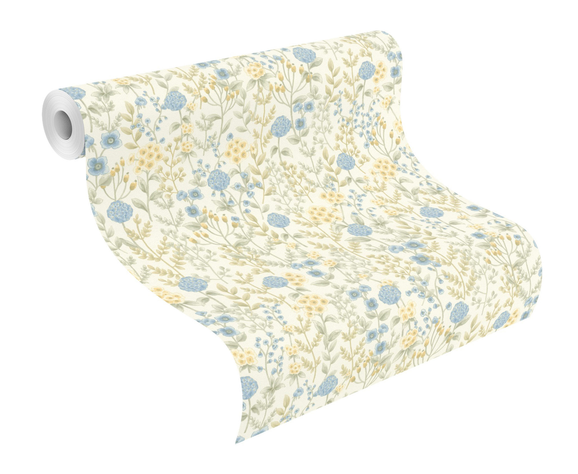 Rasch Vliestapete Beltesto Blau Floral 793710