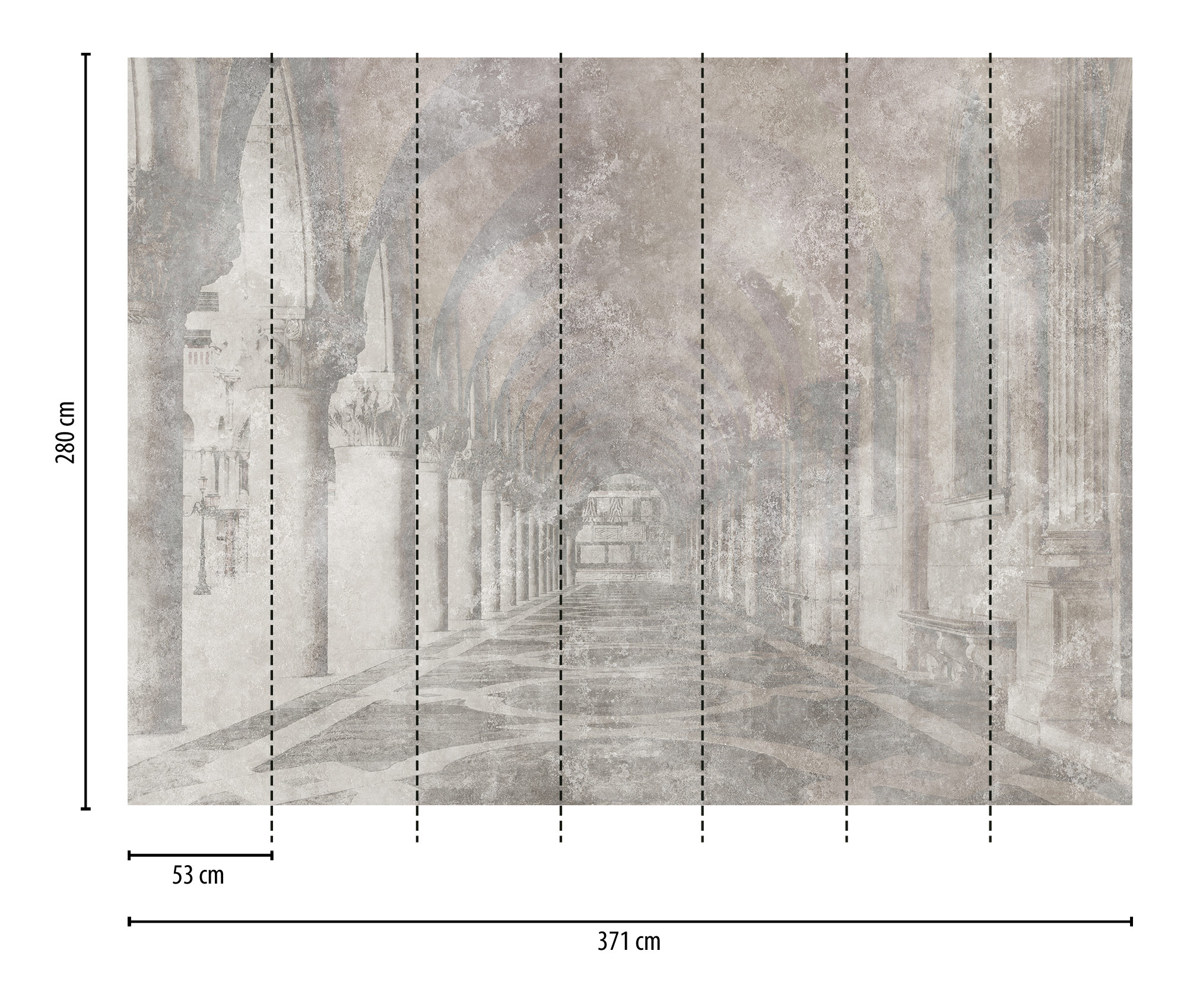 Livingwalls Vliestapete The Wall 3 Antik 399151