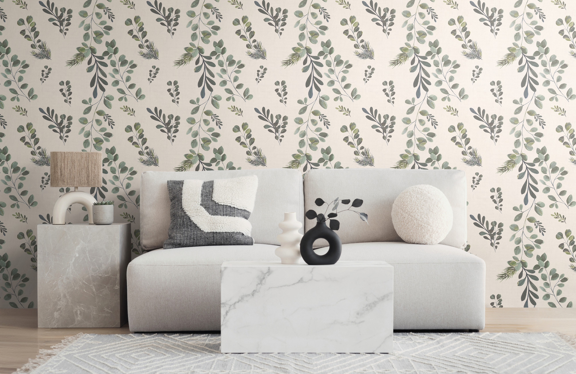 AS Vliestapete Anna d'Andrea Floral Creme 782211