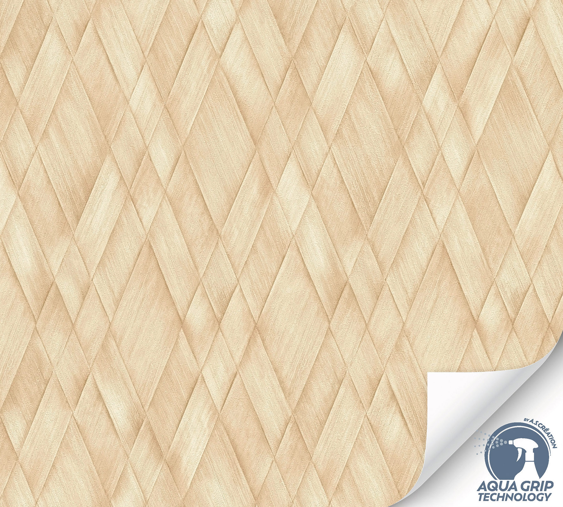 AS Vliestapete Cosiness Designdrop 2 3D-Optik Beige 793133