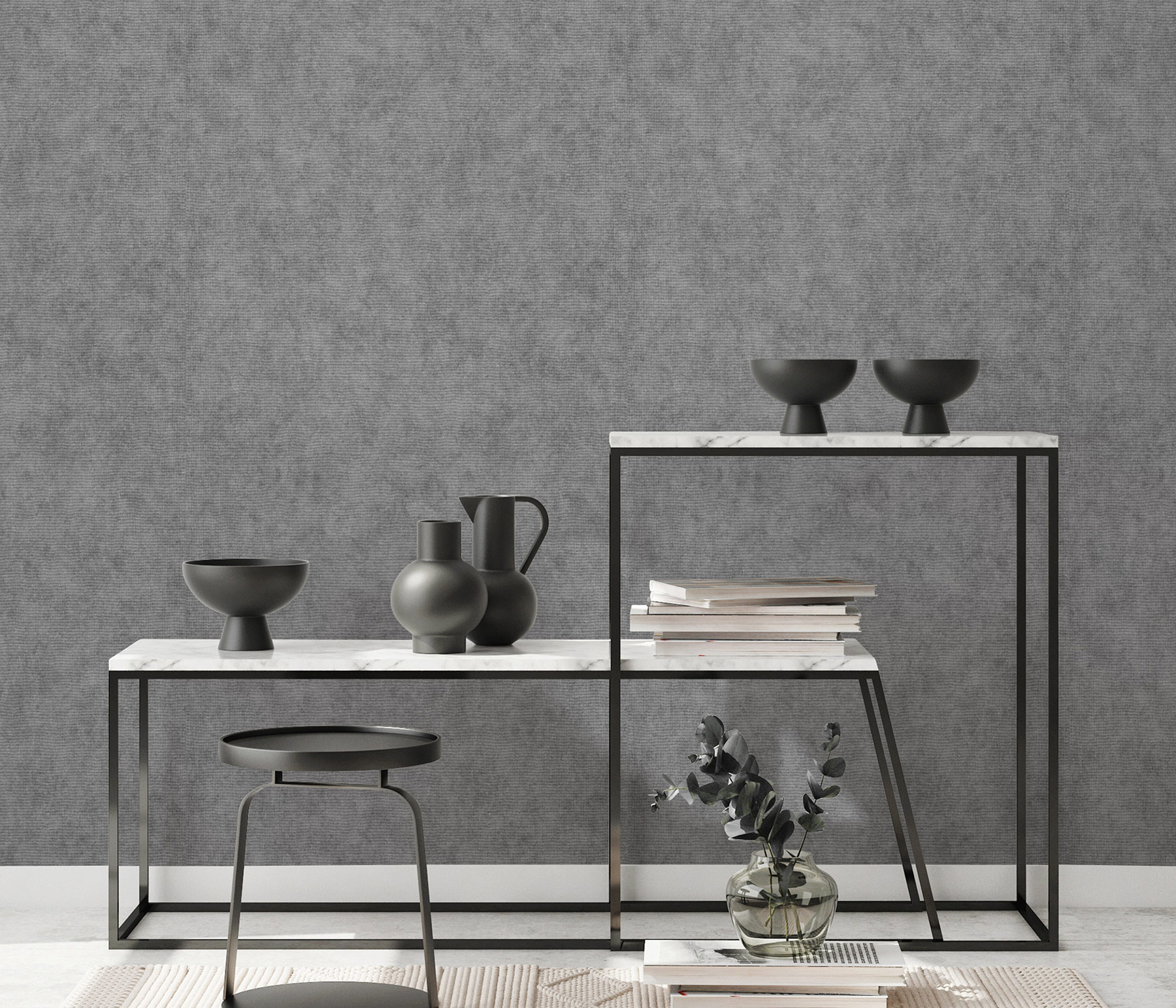 Erismann Vliestapete Elysium silber 1047329