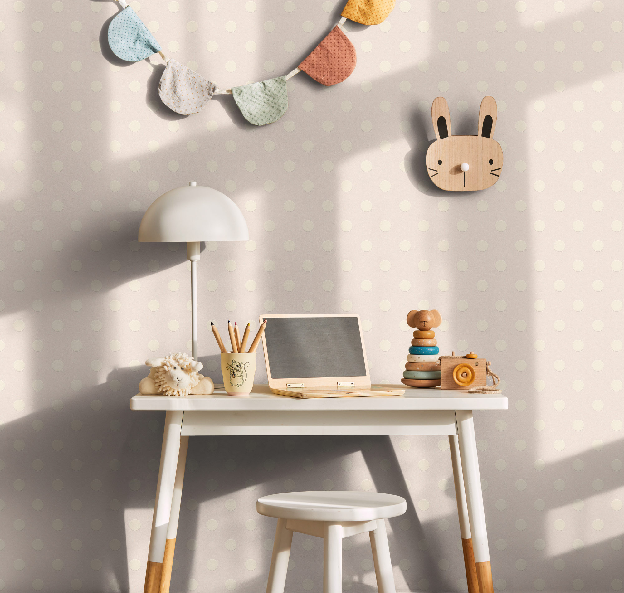 AS Vliestapete Kids Studio Kinderzimmertapete Beige 363366