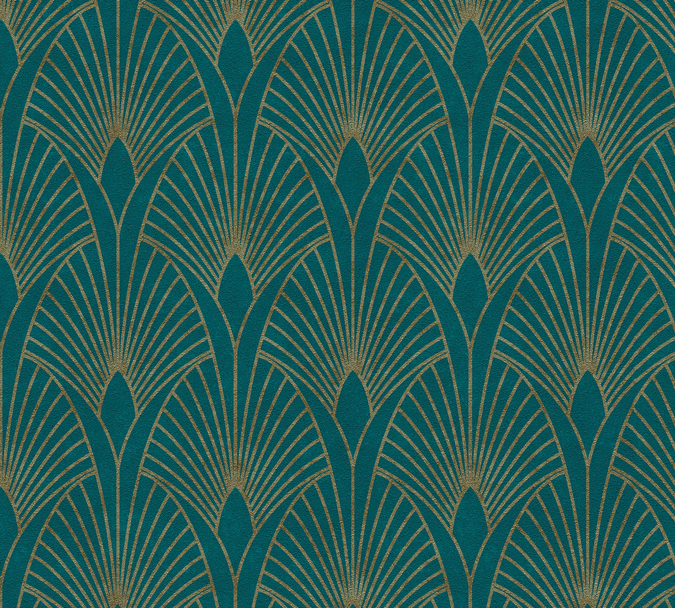 AS Vliestapete New Walls Art Deco Tapete grün 374275