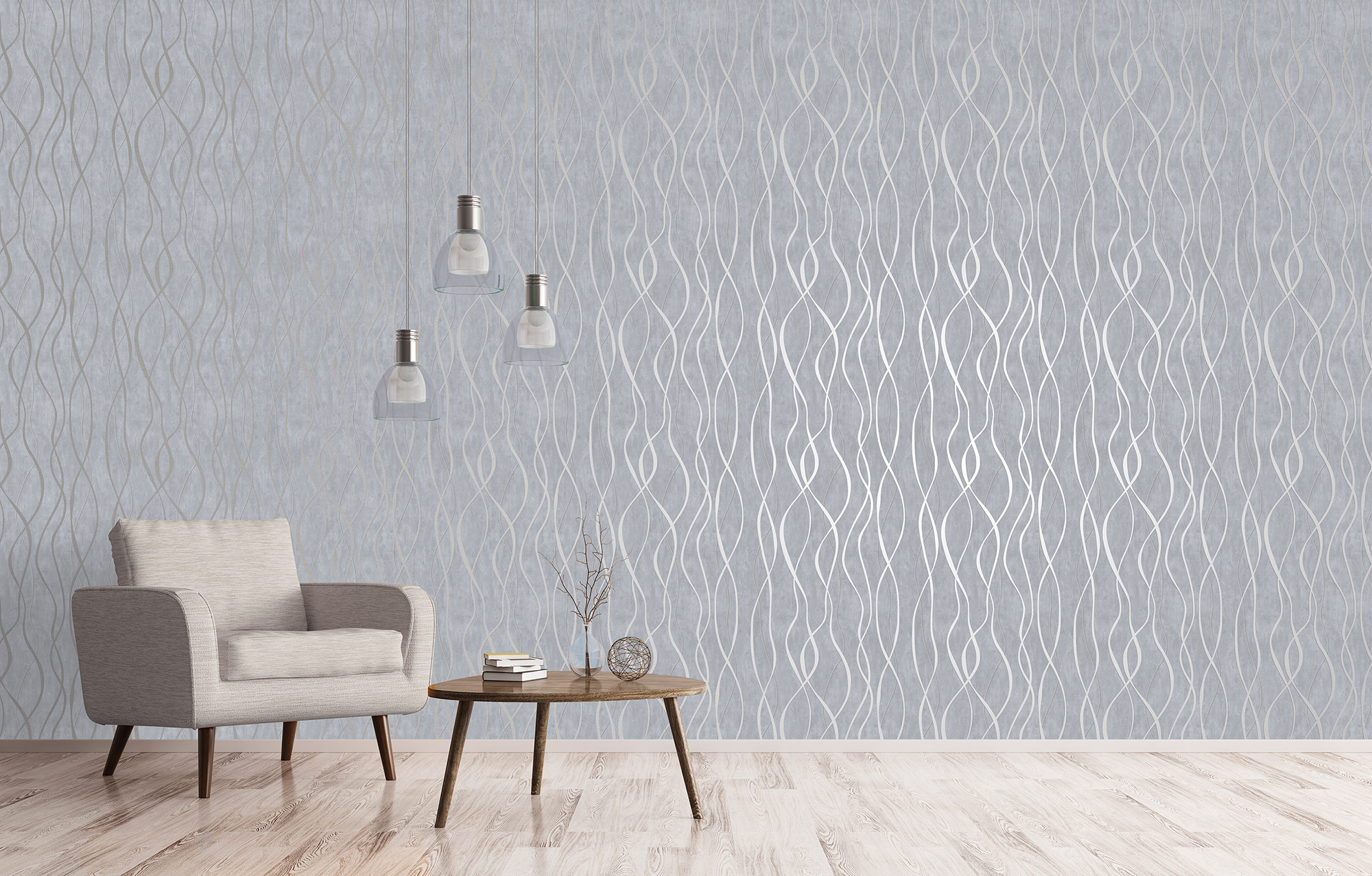 Essener Vliestapete Special FX 2 Silbergrau G67733