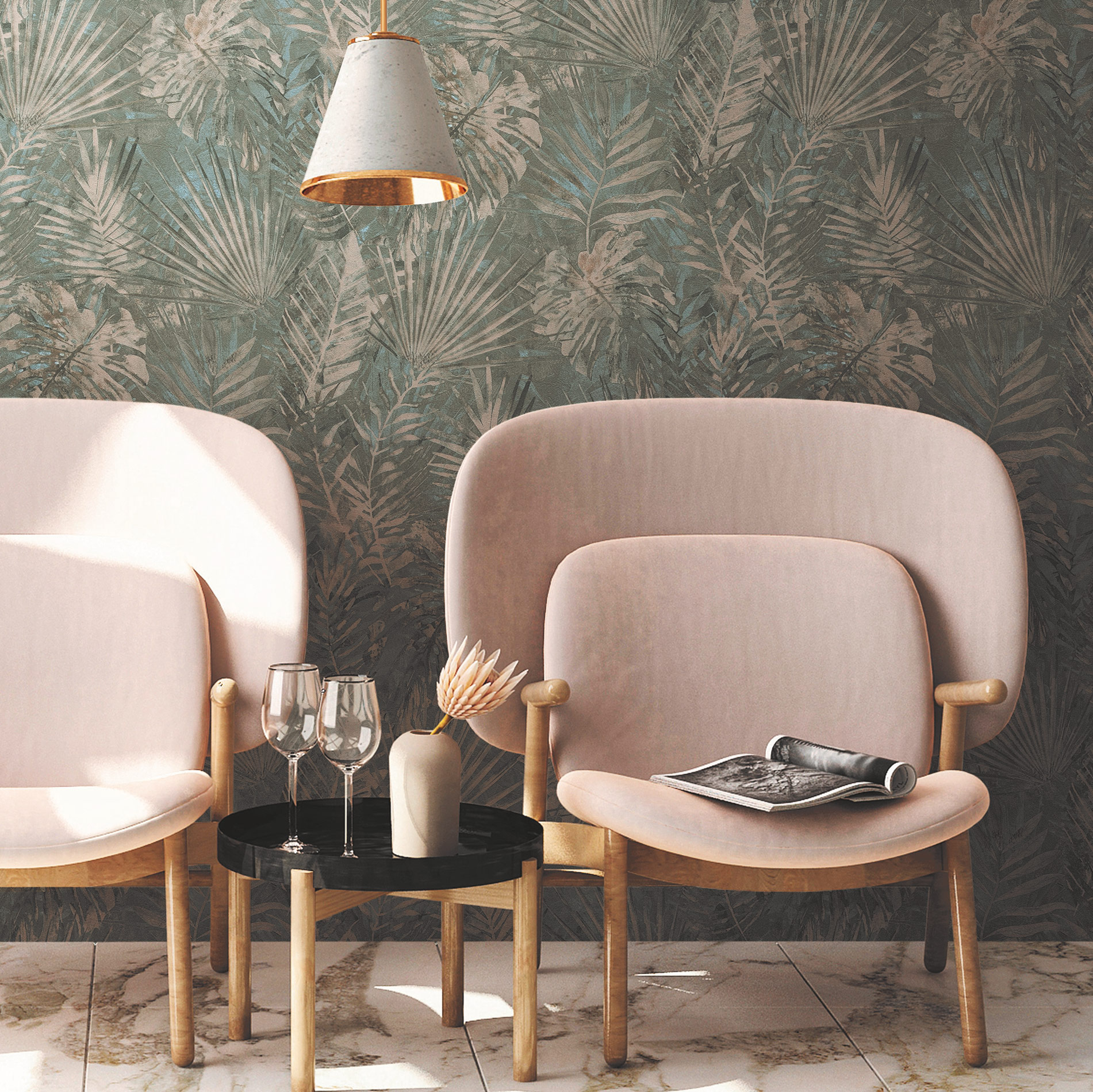 AS Vliestapete Deco Satintapete Dschungeltapete 386382