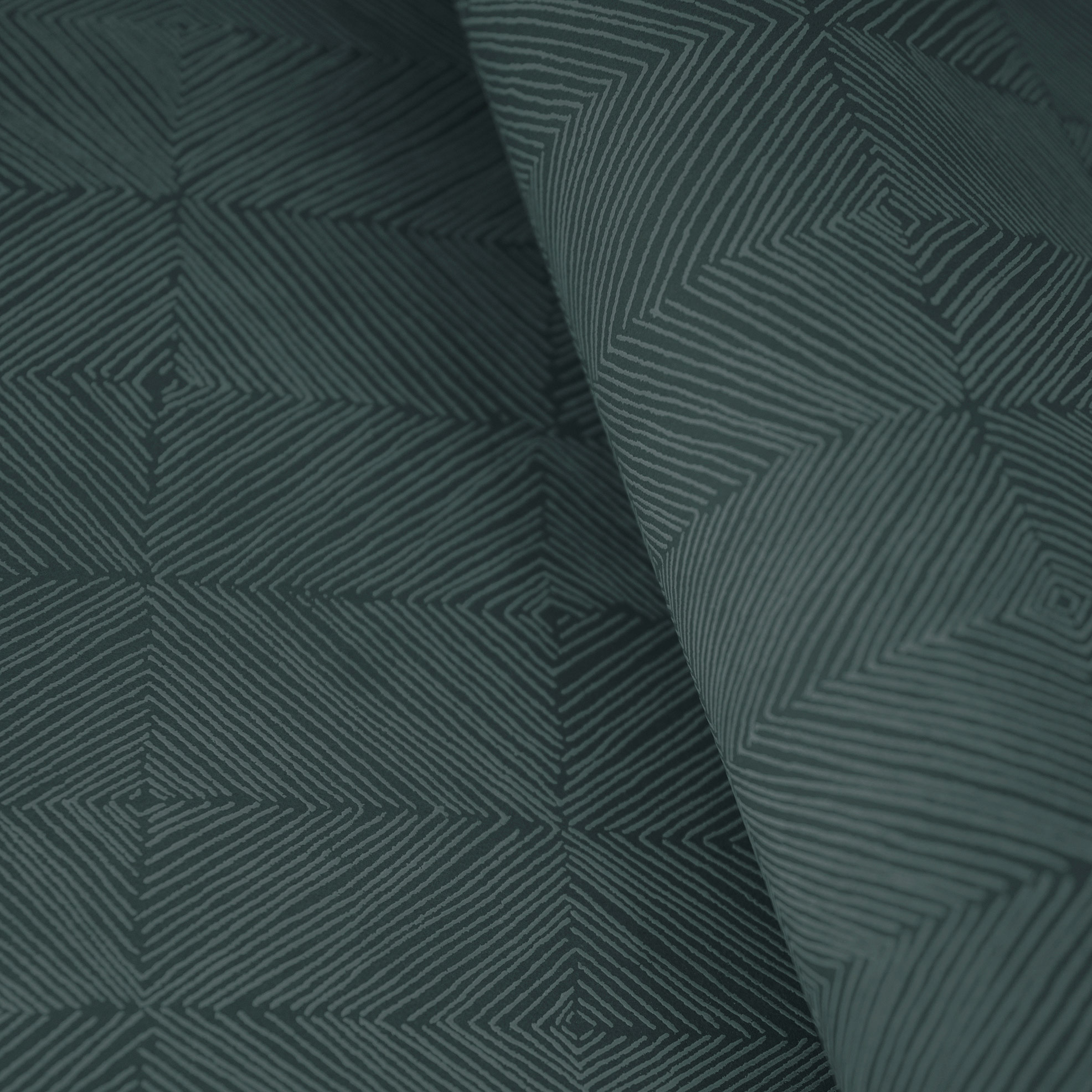 Hohenberger Vliestapete Chalk Rhompus Smaragd 65510