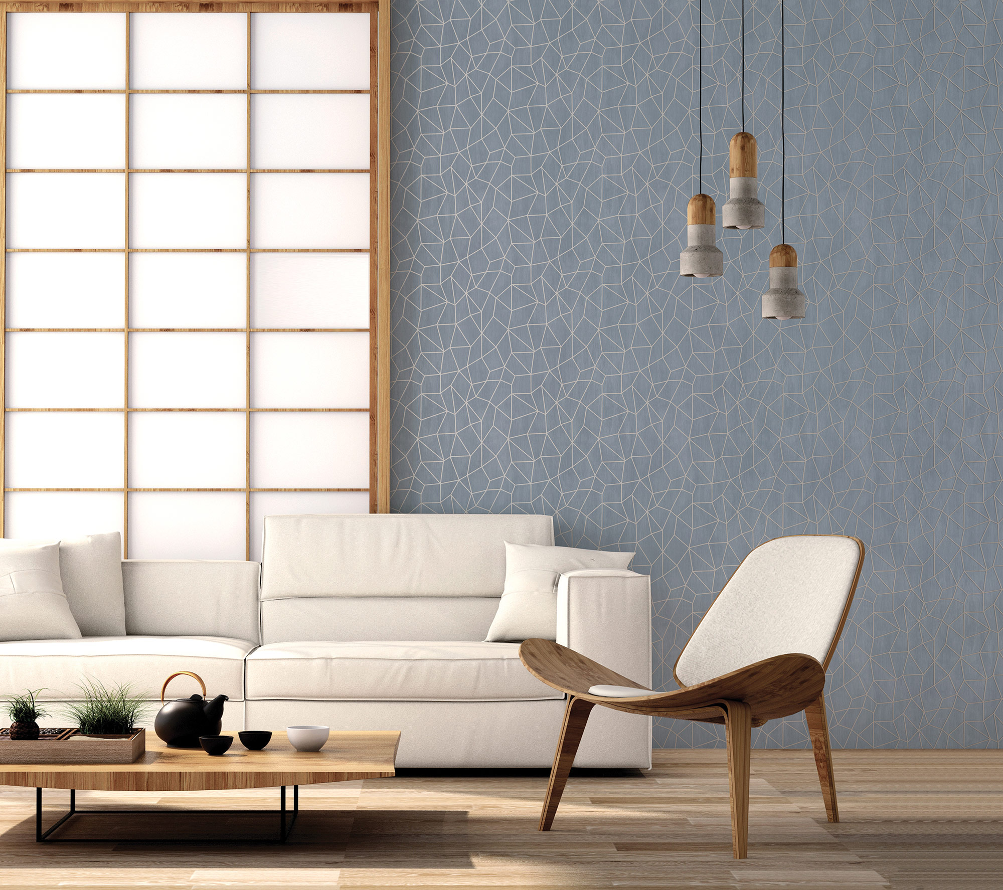 Essener Vliestapete Special FX 2 blau G67697