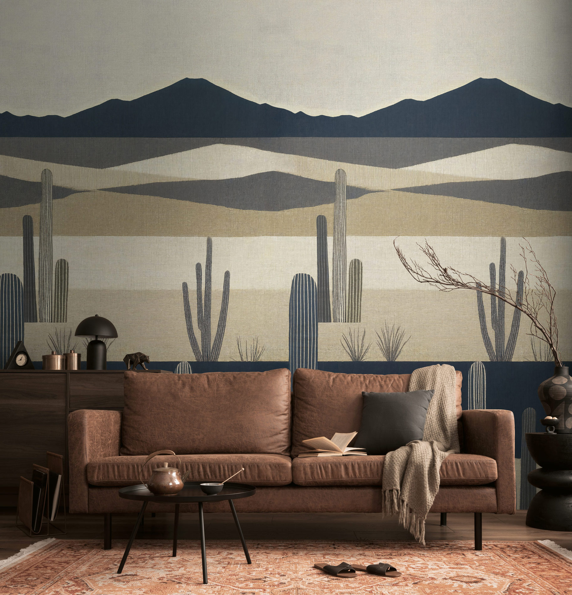 AS Fototapete The Wall 4 Landschaft Braun 792495