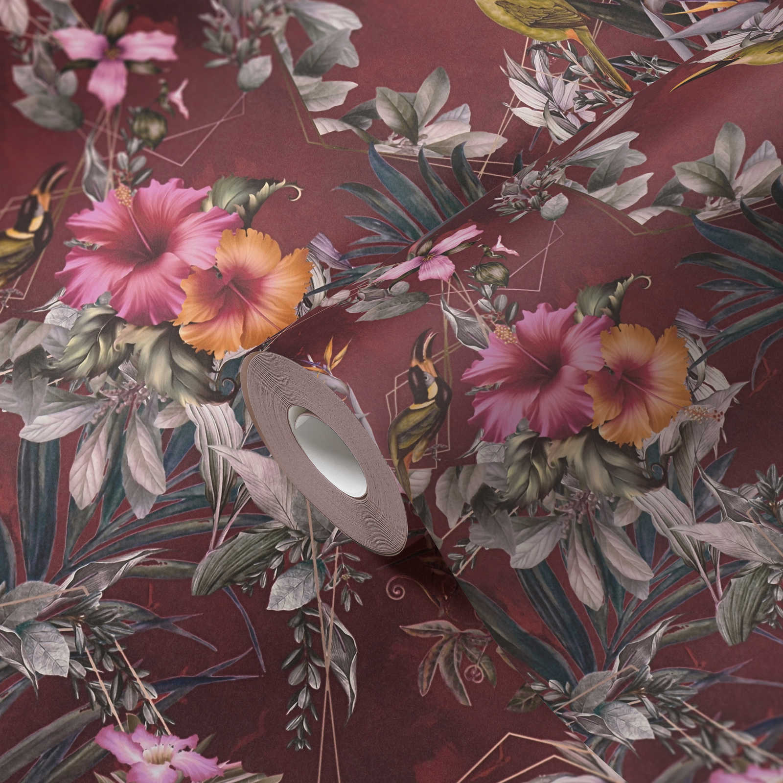 AS Création Vliestapete Dream Flowery Vogeltapete 381785