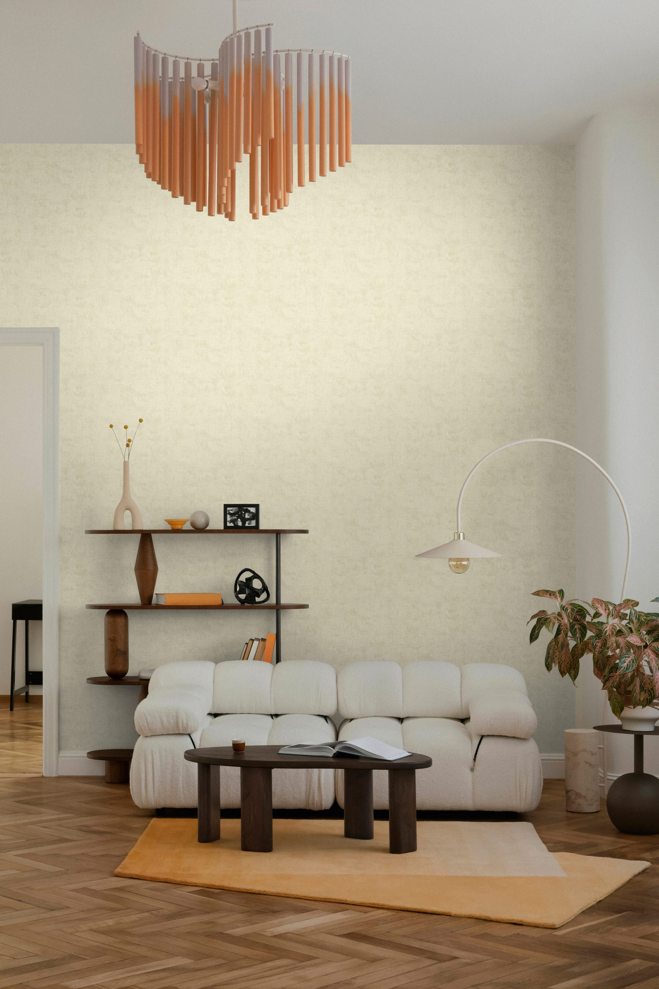 AS Vliestapete Nordic Feeling Unitapete Grün 791524