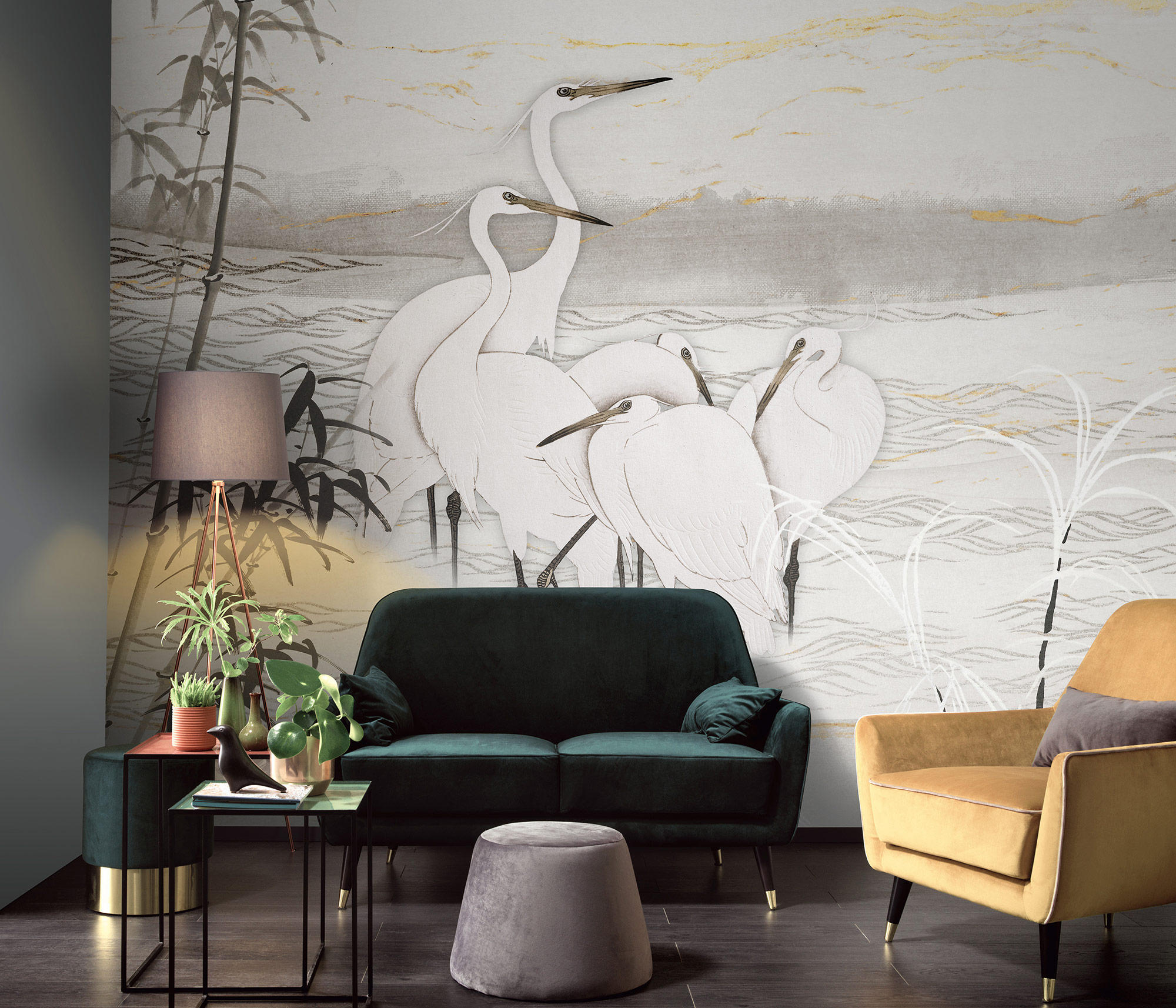 Erismann Fototapete GMK Art Edition Birds of Asia 224415