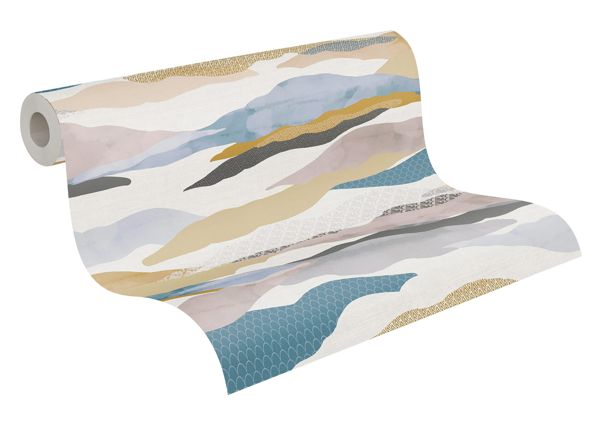 AS Vliestapete PintWalls II Wellen Blau 396991