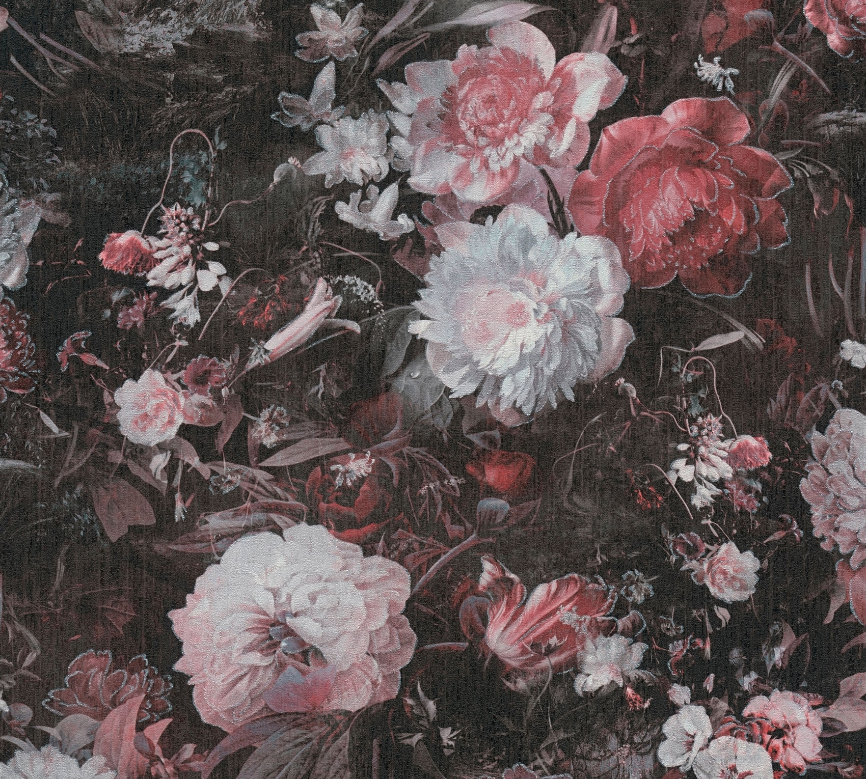 AS Vliestapete The BOS rot Blumentapete 388214