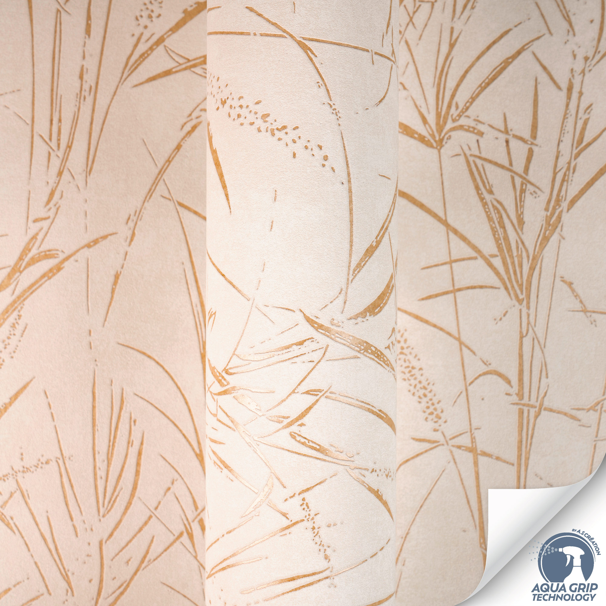 AS Vliestapete Cosiness Designdrop 2 Floral Creme 792823