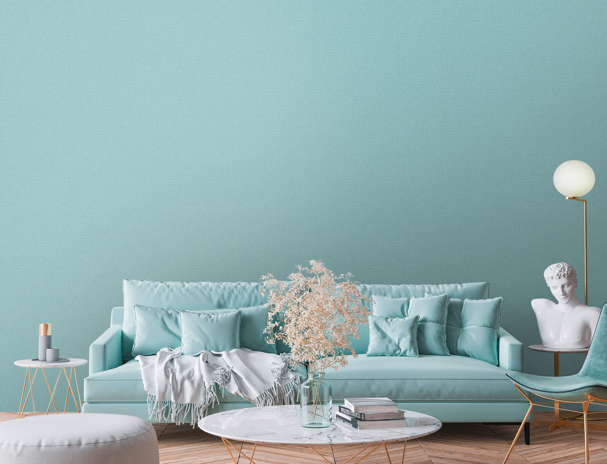 Livingwalls Vliestapete Famous Garden Unitapete 393535