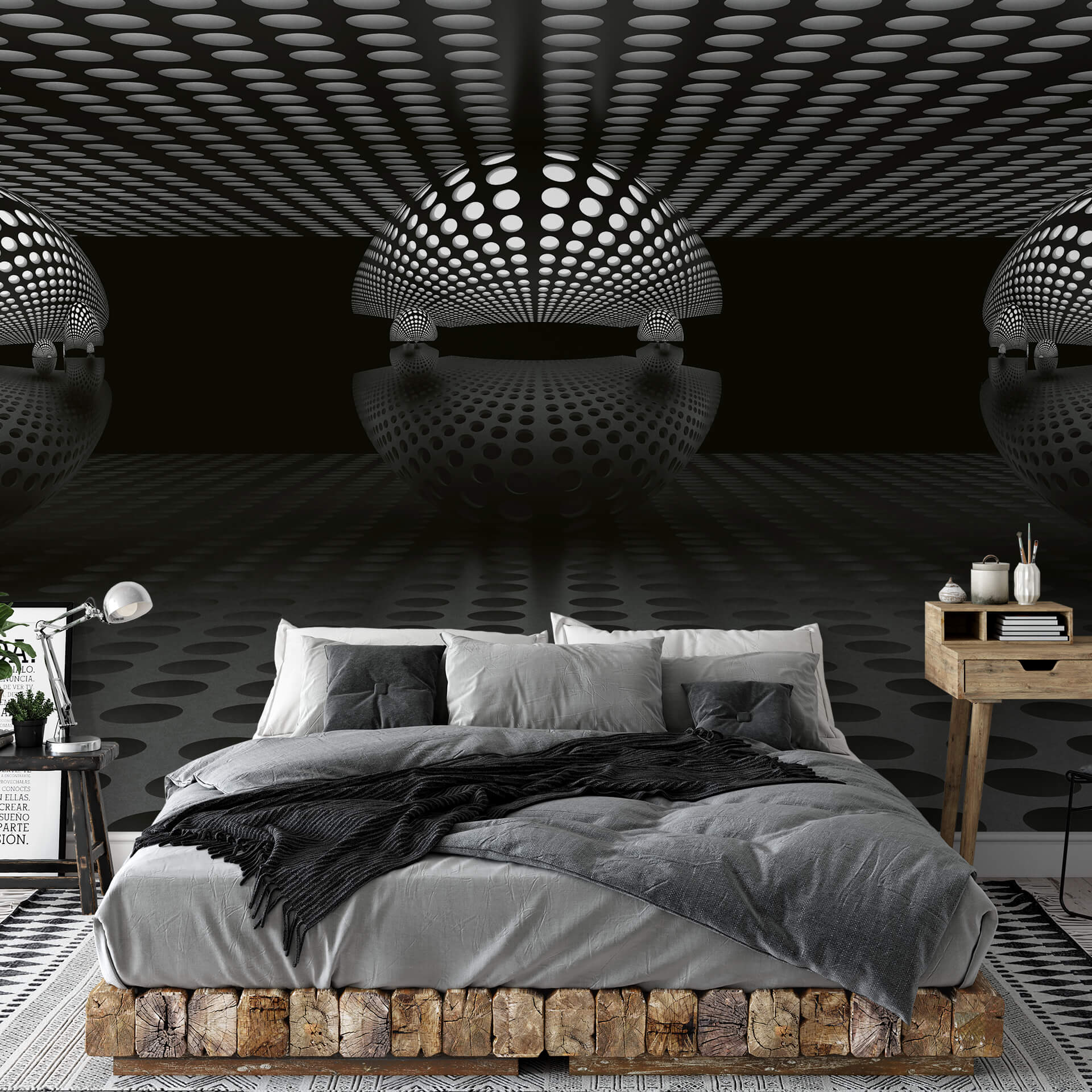 AS Fototapete Designwalls 2.0 3D Sphere Silver DD118903