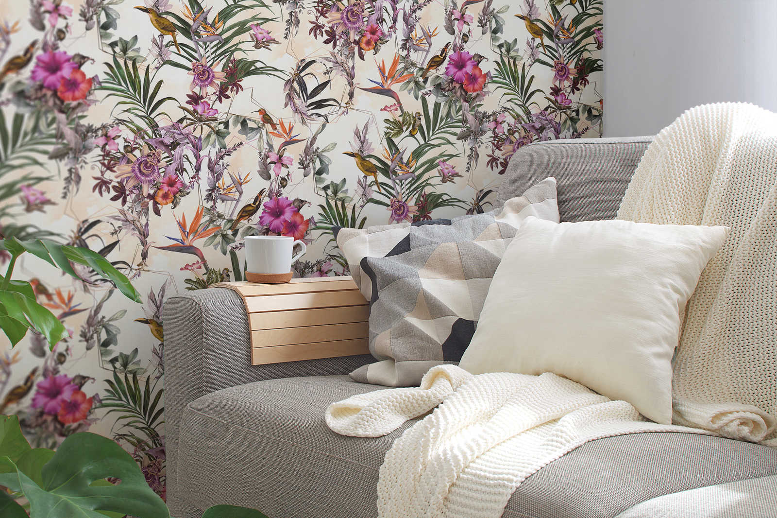 AS Création Vliestapete Dream Flowery Vogeltapete 381786