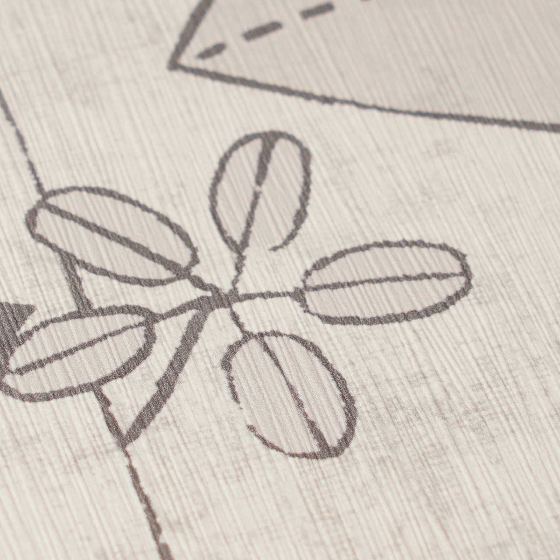 AS Vliestapete Nordic Feeling Blätter Zweige Grau 791495