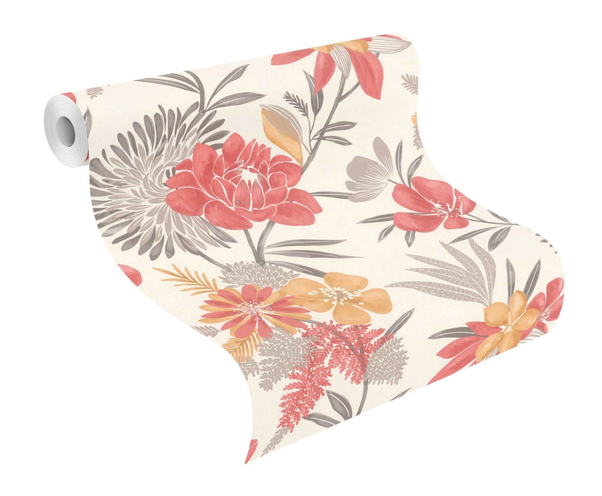 Rasch Vliestapete Beltesto Rot Botanical 794243