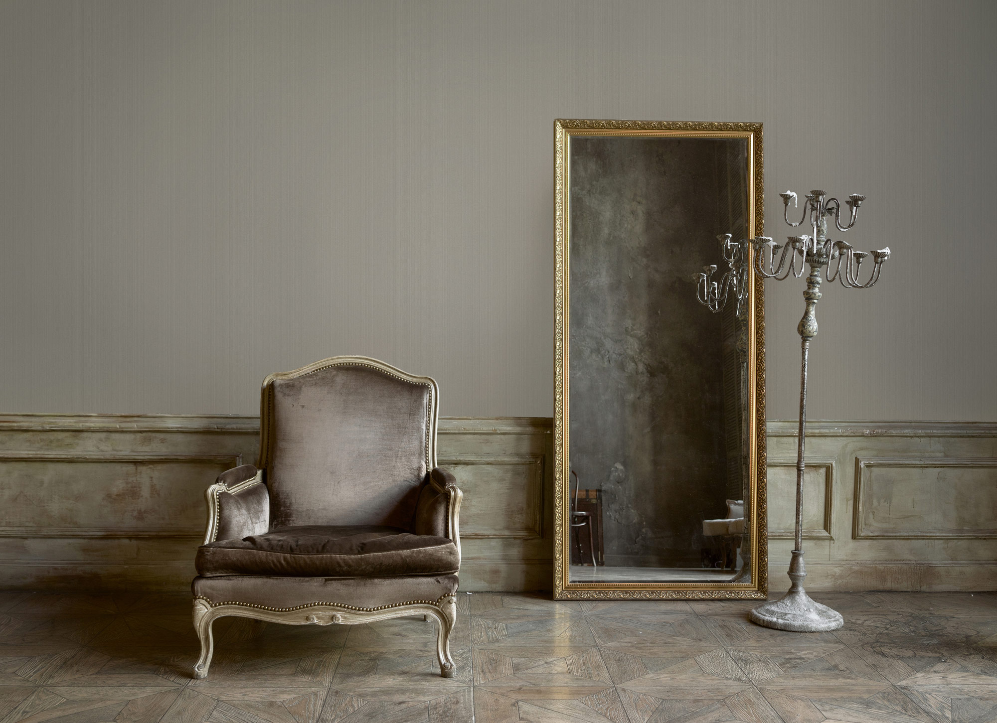 AS Vliestapete The BOS beige Unitapete 380991