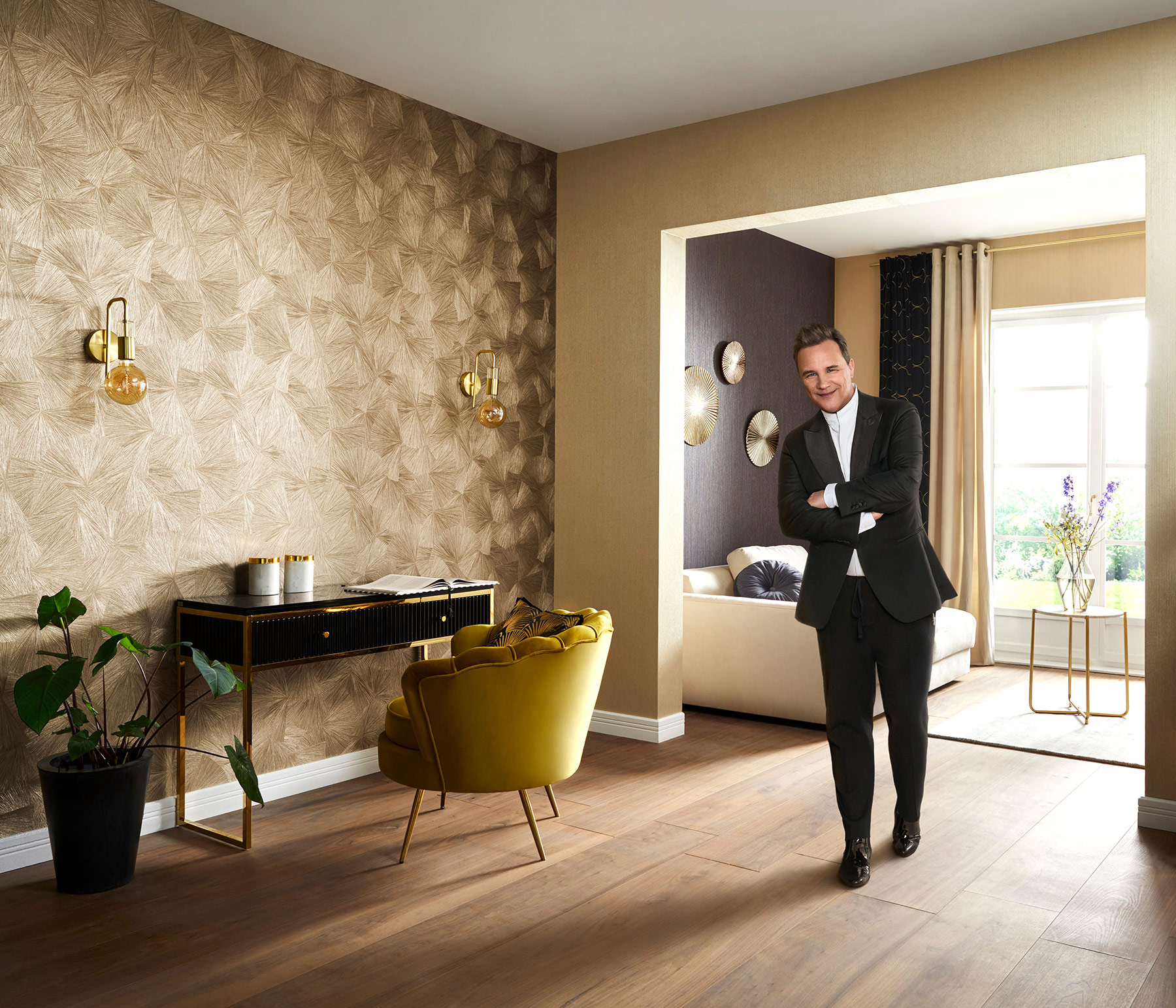 Erismann Vliestapete GMK Fashion for Walls 3 gold 1021920