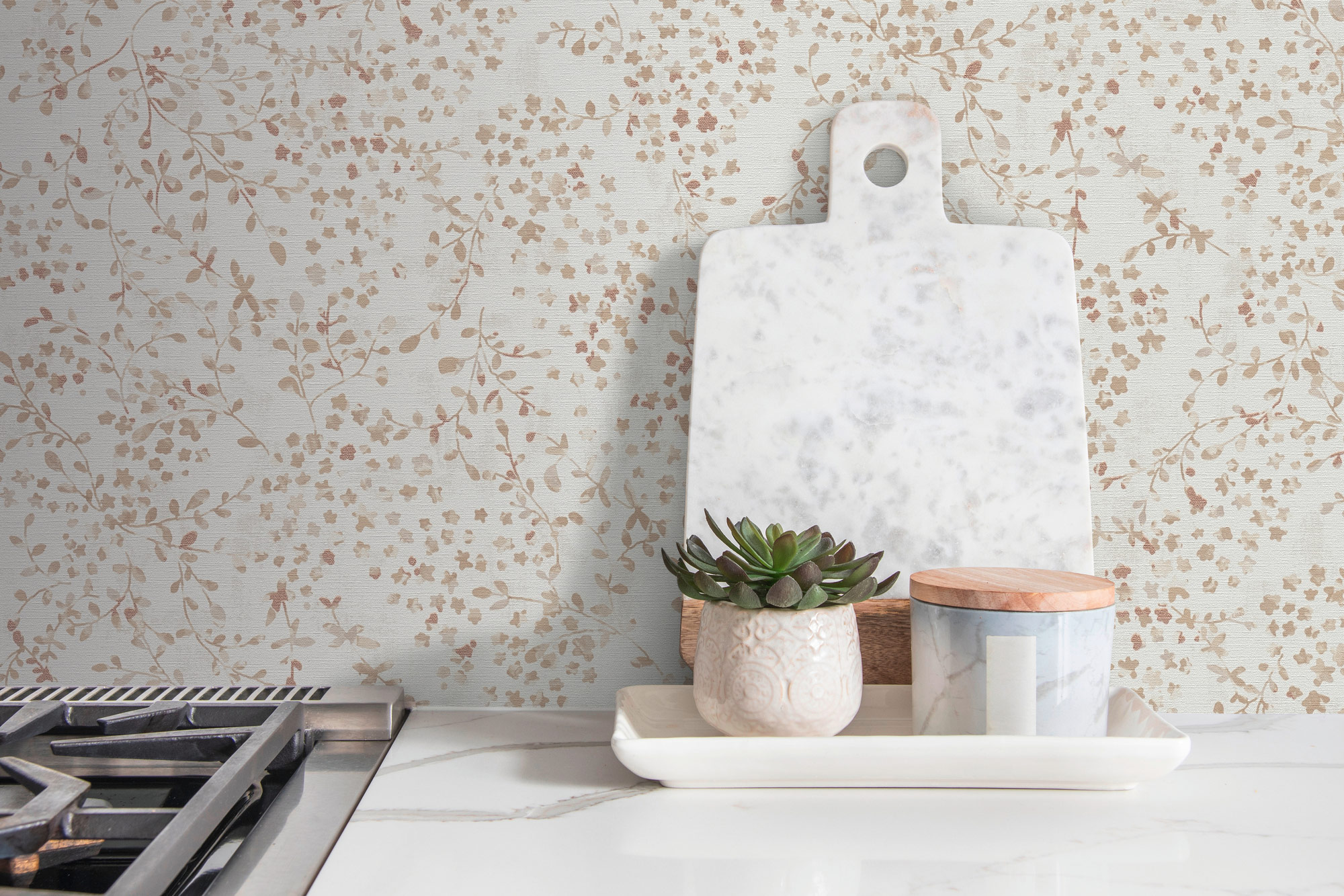 AS Vliestapete PintWalls II Äste Creme 397473