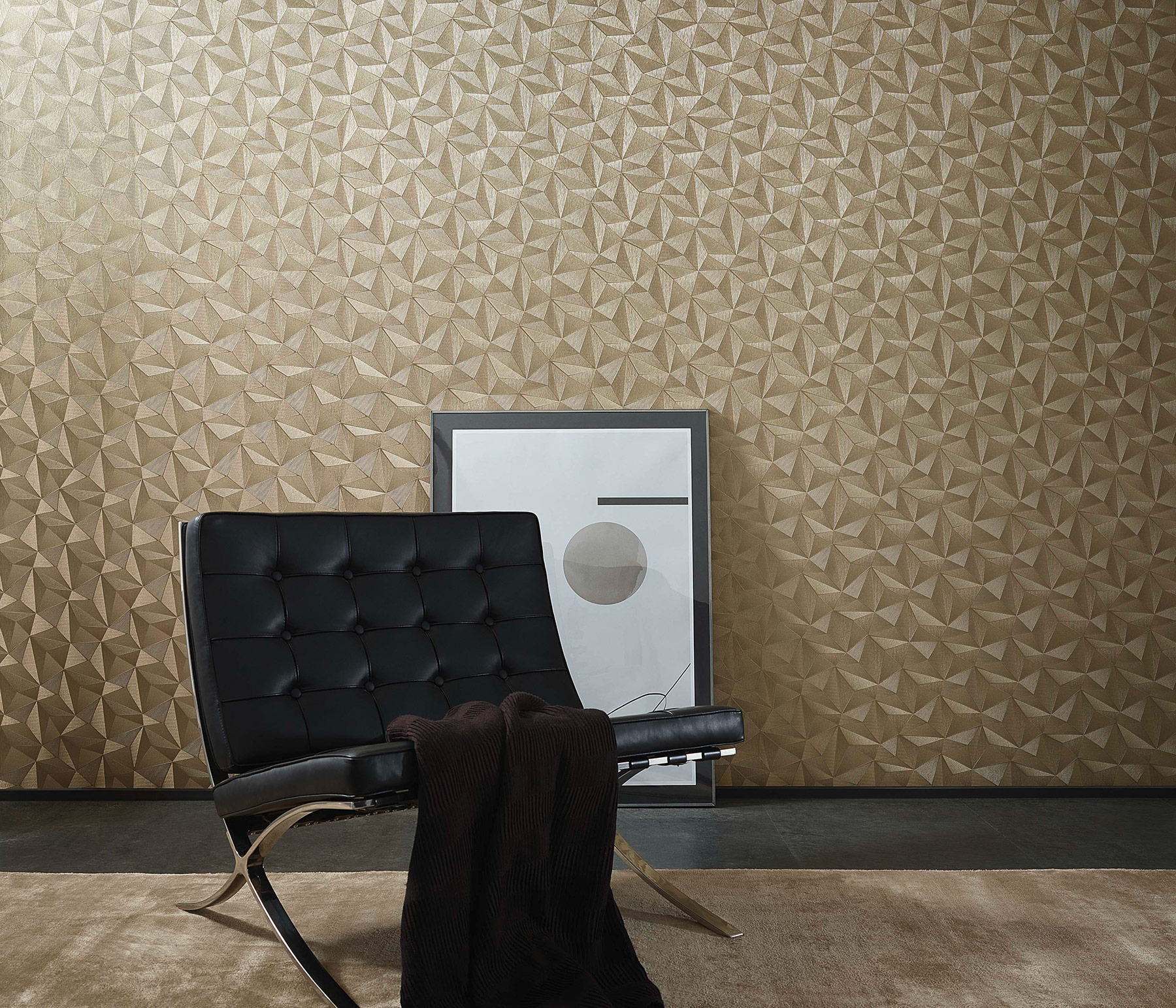 Erismann Vliestapete Spotlight Geometrisch gold 1010630