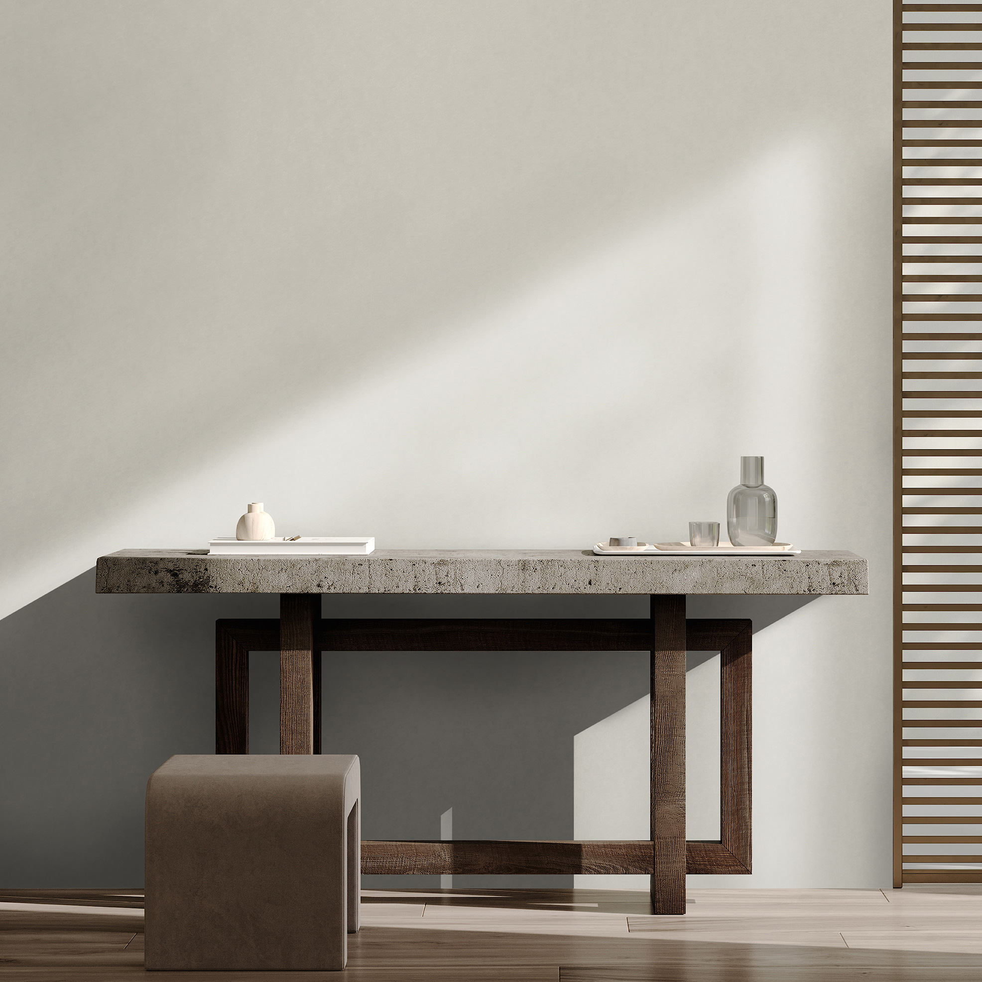 Hohenberger Vliestapete Chalk Chalk Uni Pebble 65535