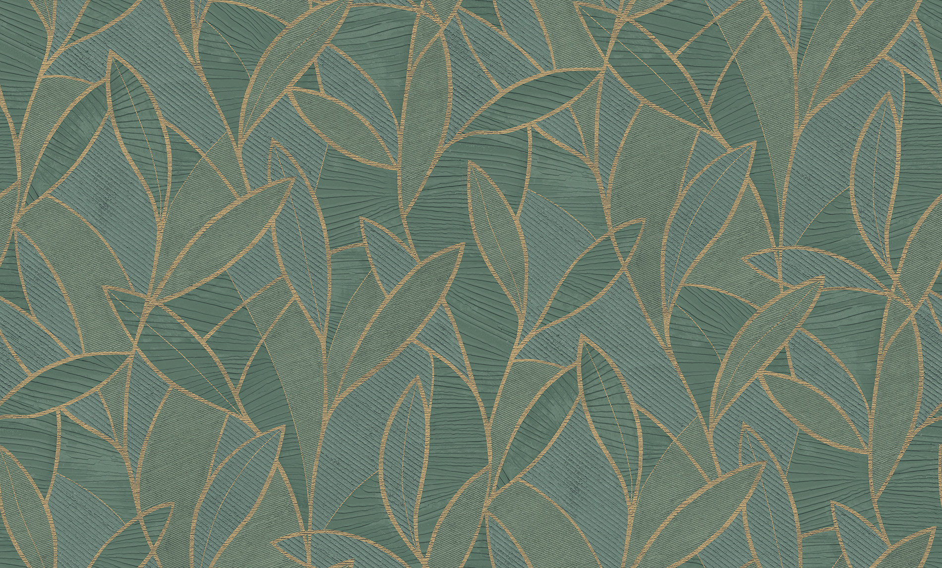 Thomas Vliestapete Attraction dunkel Moos Blätter AL26233