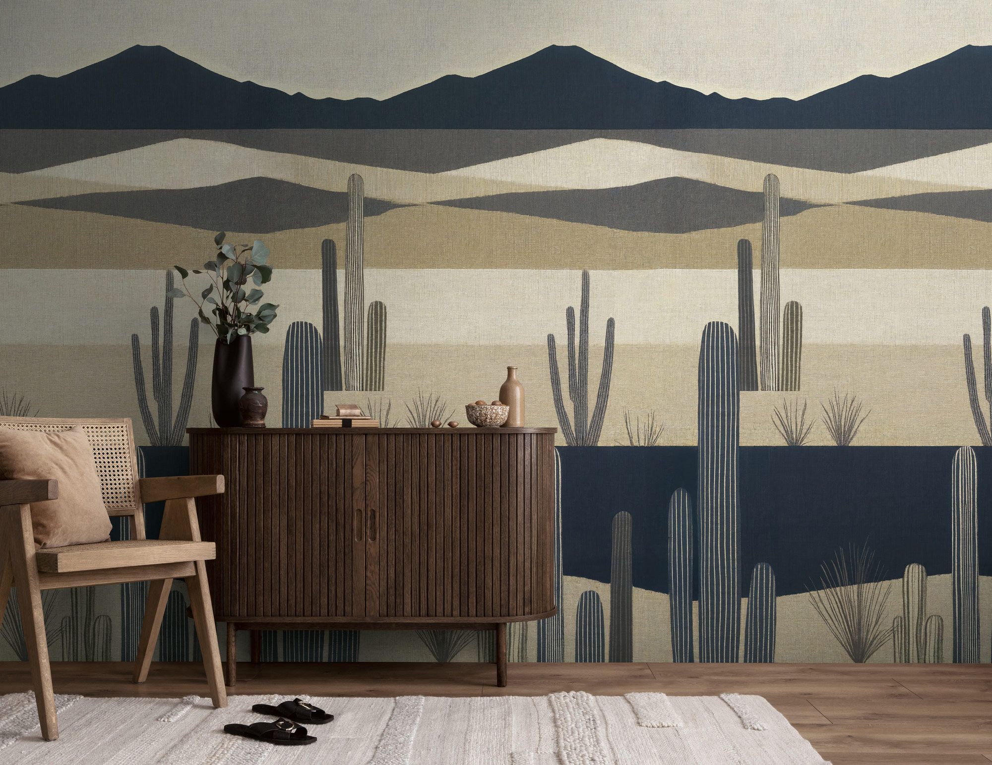 AS Fototapete The Wall 4 Landschaft Braun 792495