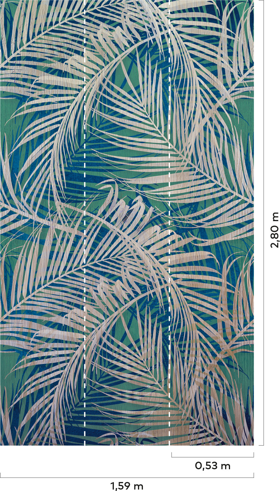 Grandeco Wandbild EINE ROLLE EIN MOTIV Myriad  A39603