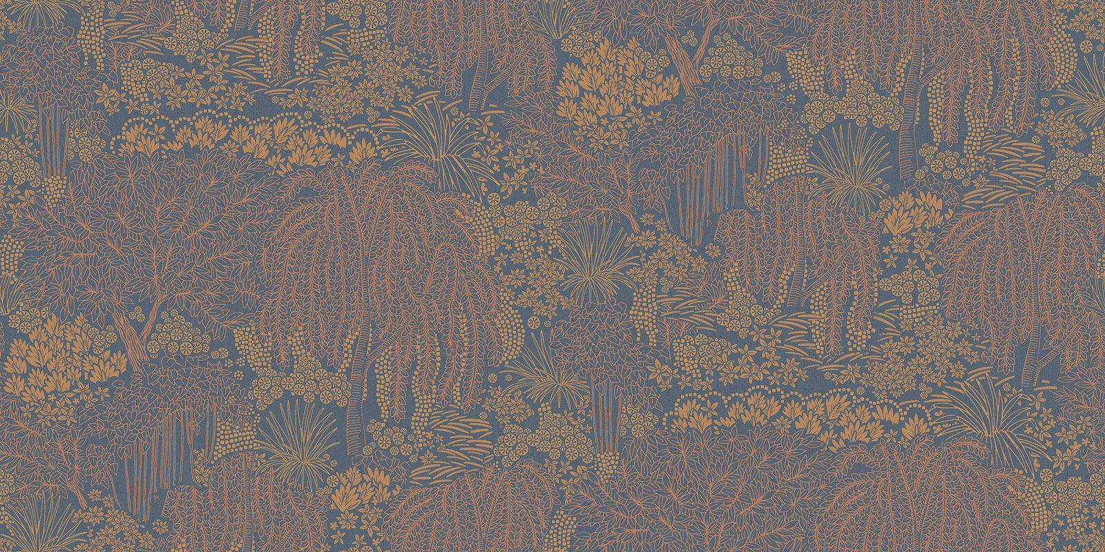 Thomas Vliestapete Attraction dunkel blau Bäume AL26264