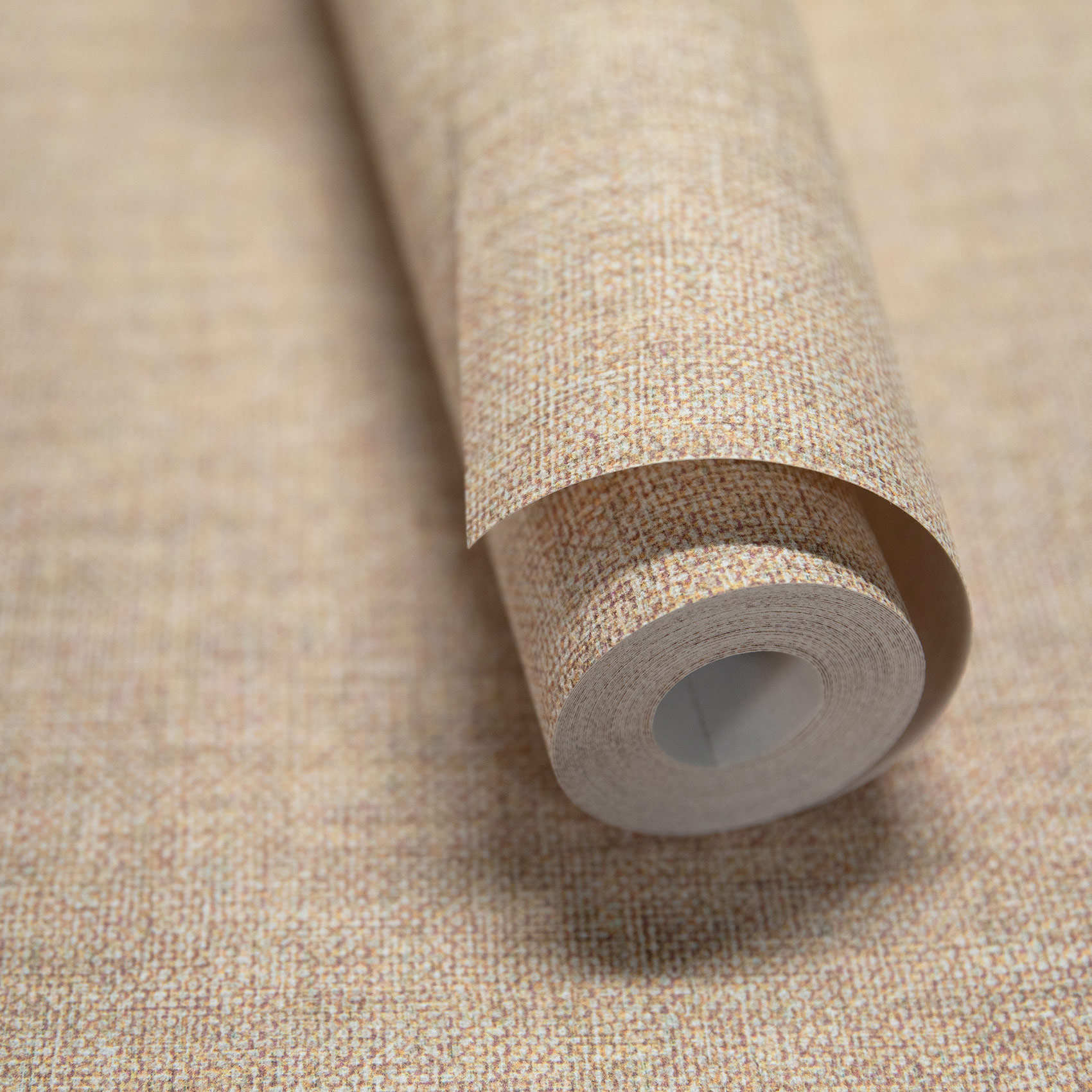 Hohenberger Vliestapete Artist Textile Plain Apricot 27257