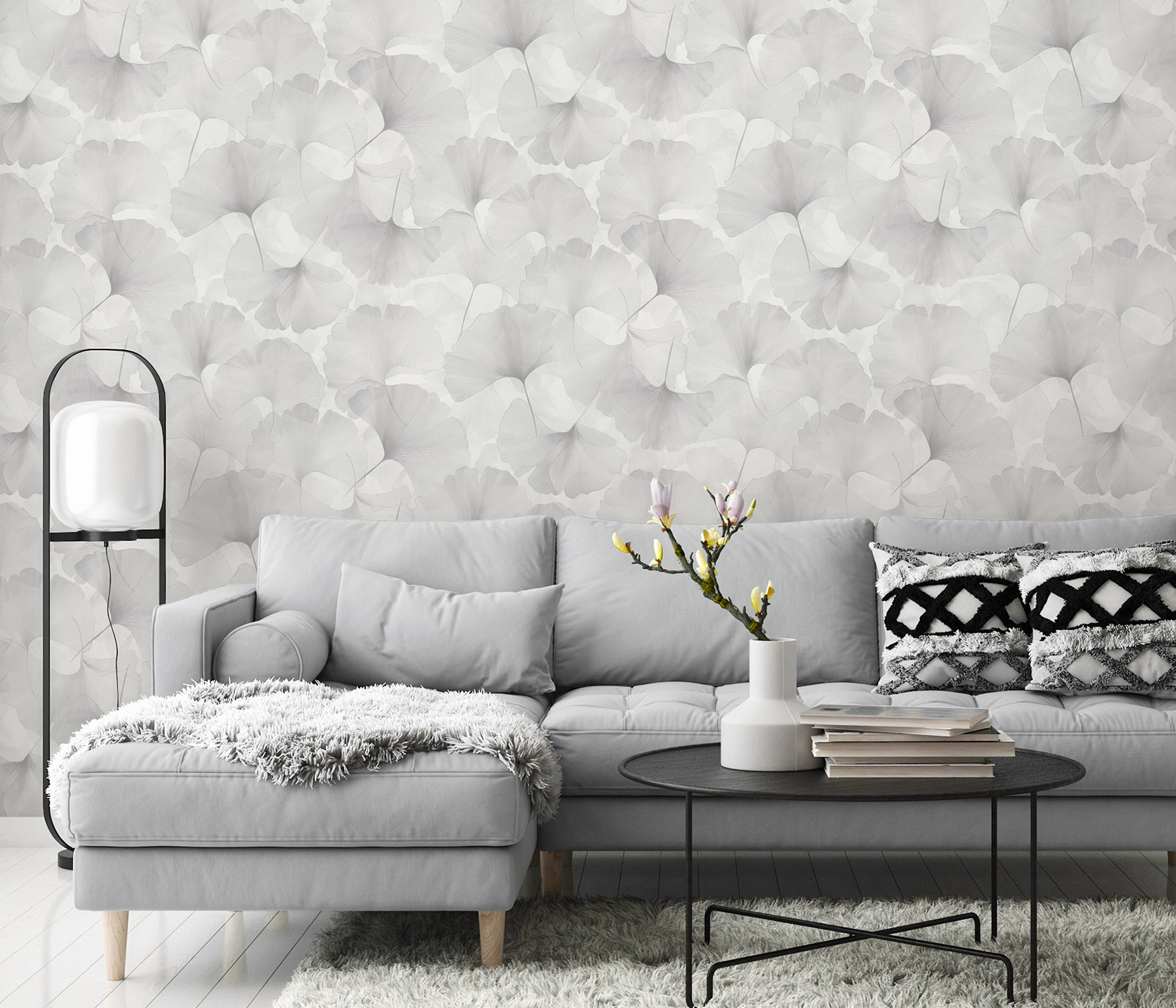 Erismann Vliestapete Elysium hellgrau 1047031