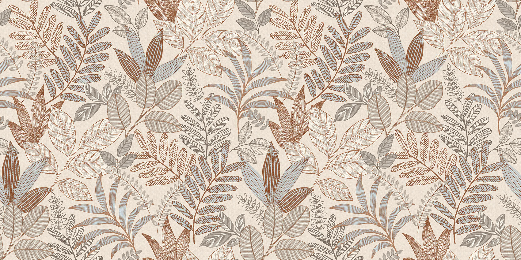 Thomas Vliestapete Attraction taupe Pflanzen AL26292