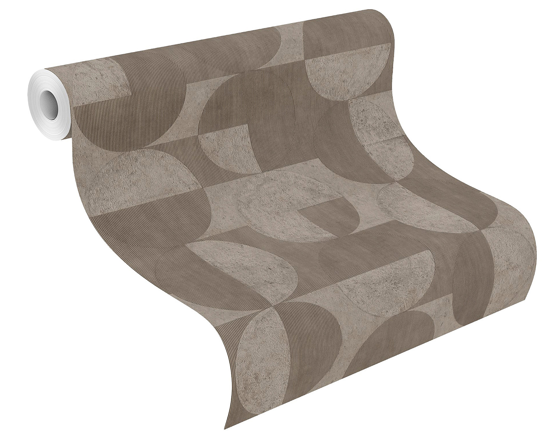 Rasch Vliestapete Concrete Kreise 521317