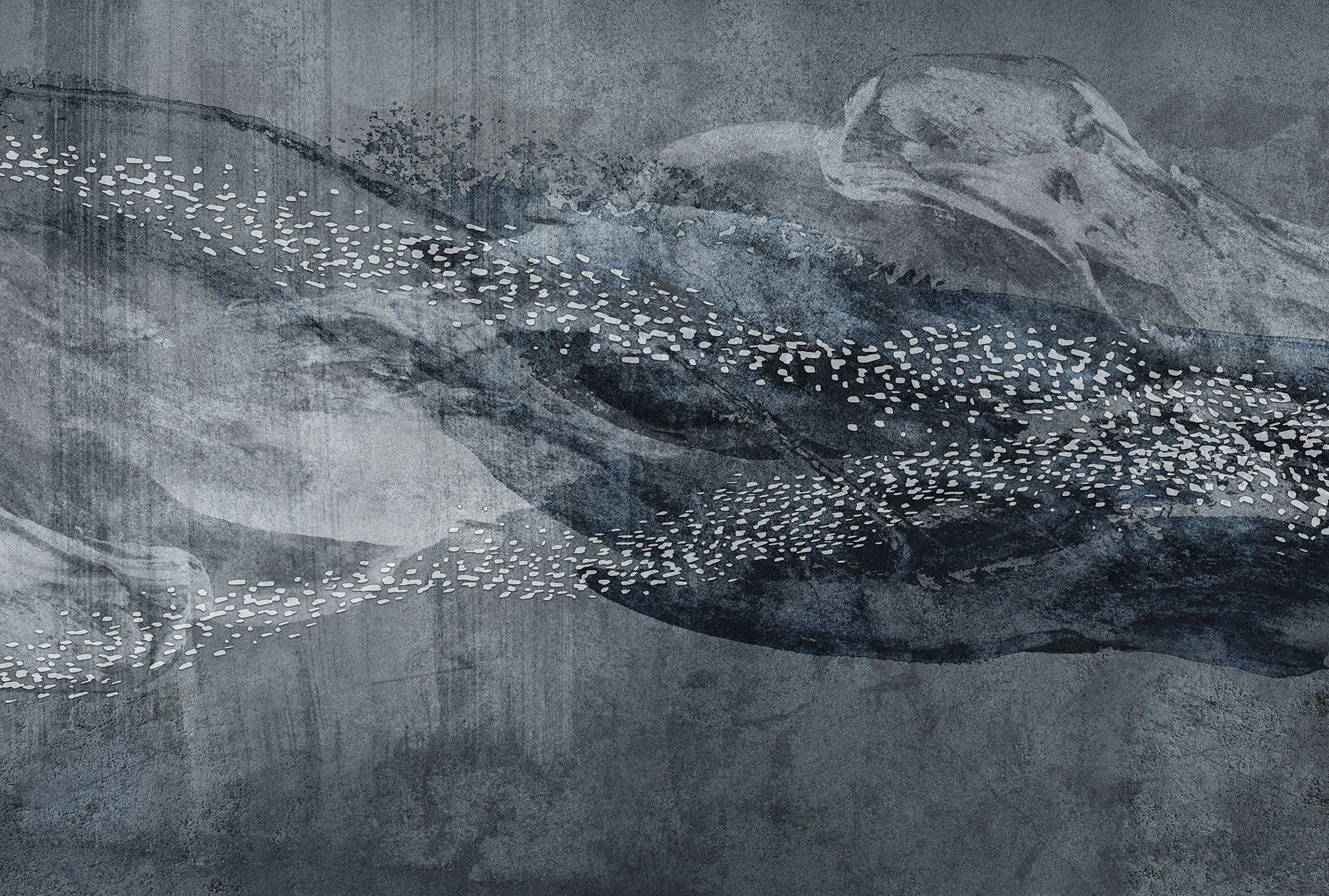 Erismann Fototapete GMK Art Edition Deep Sea silber 223720