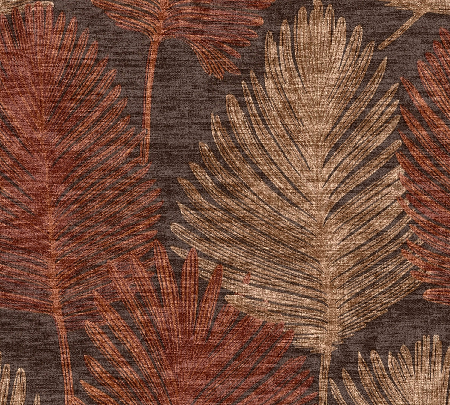 AS Vliestapete MS Hot Spots Floral Braun 786735