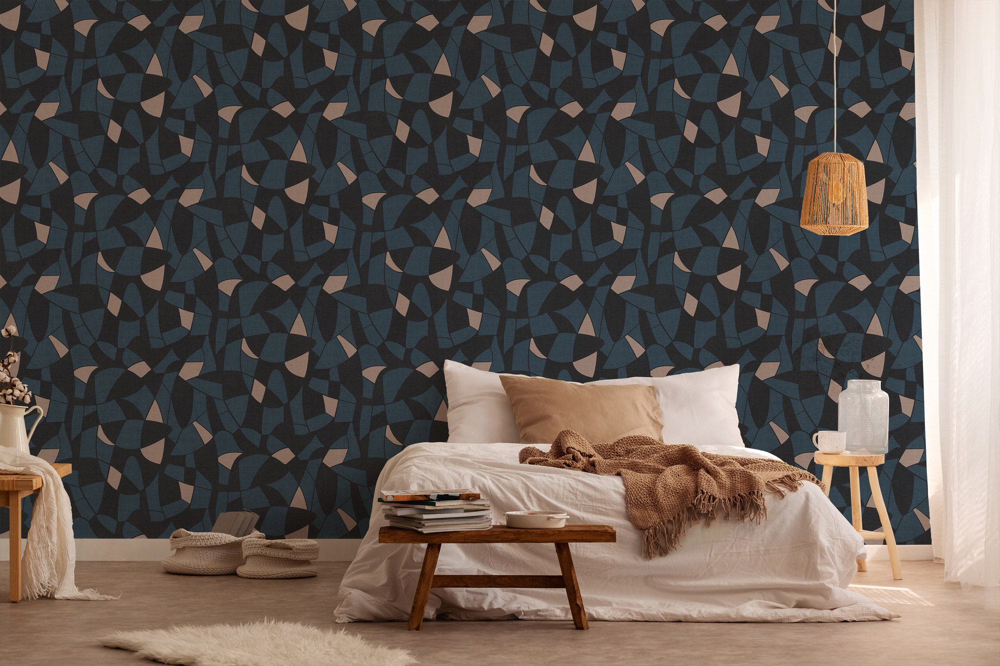 AS Vliestapete Antigua Satin Grafiktapete Schwarz 390935