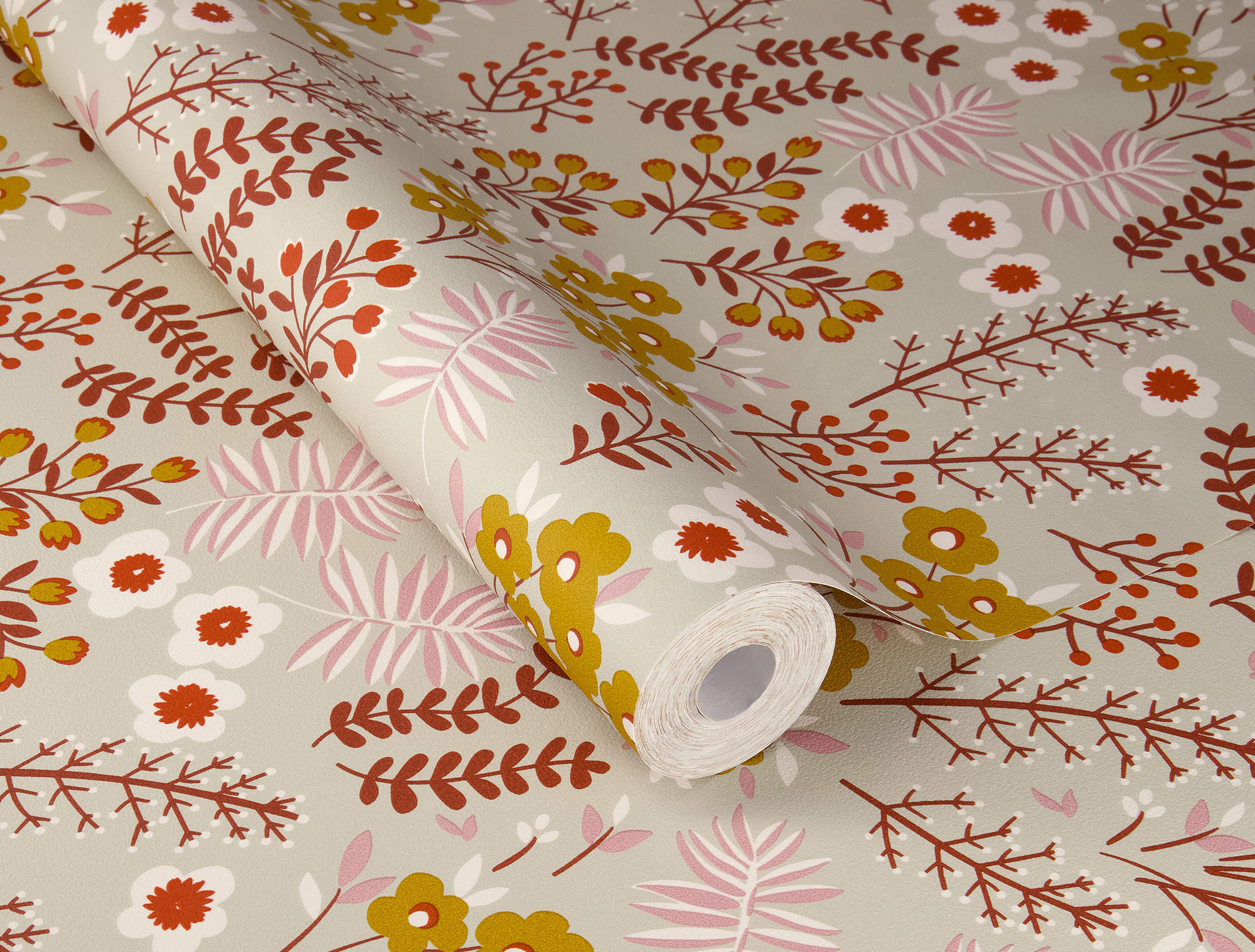 Rasch Vliestapete Beltesto Grau Floral 793819