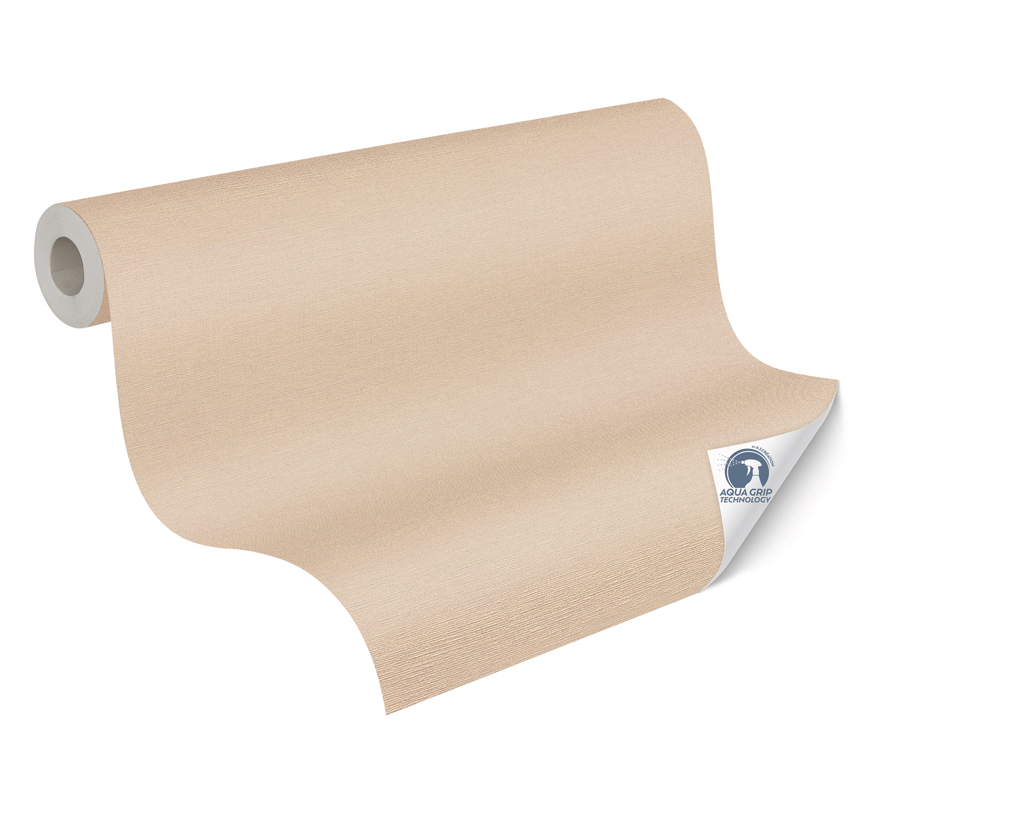 AS Vliestapete Cosiness Designdrop 2 Unitapete Beige 792433