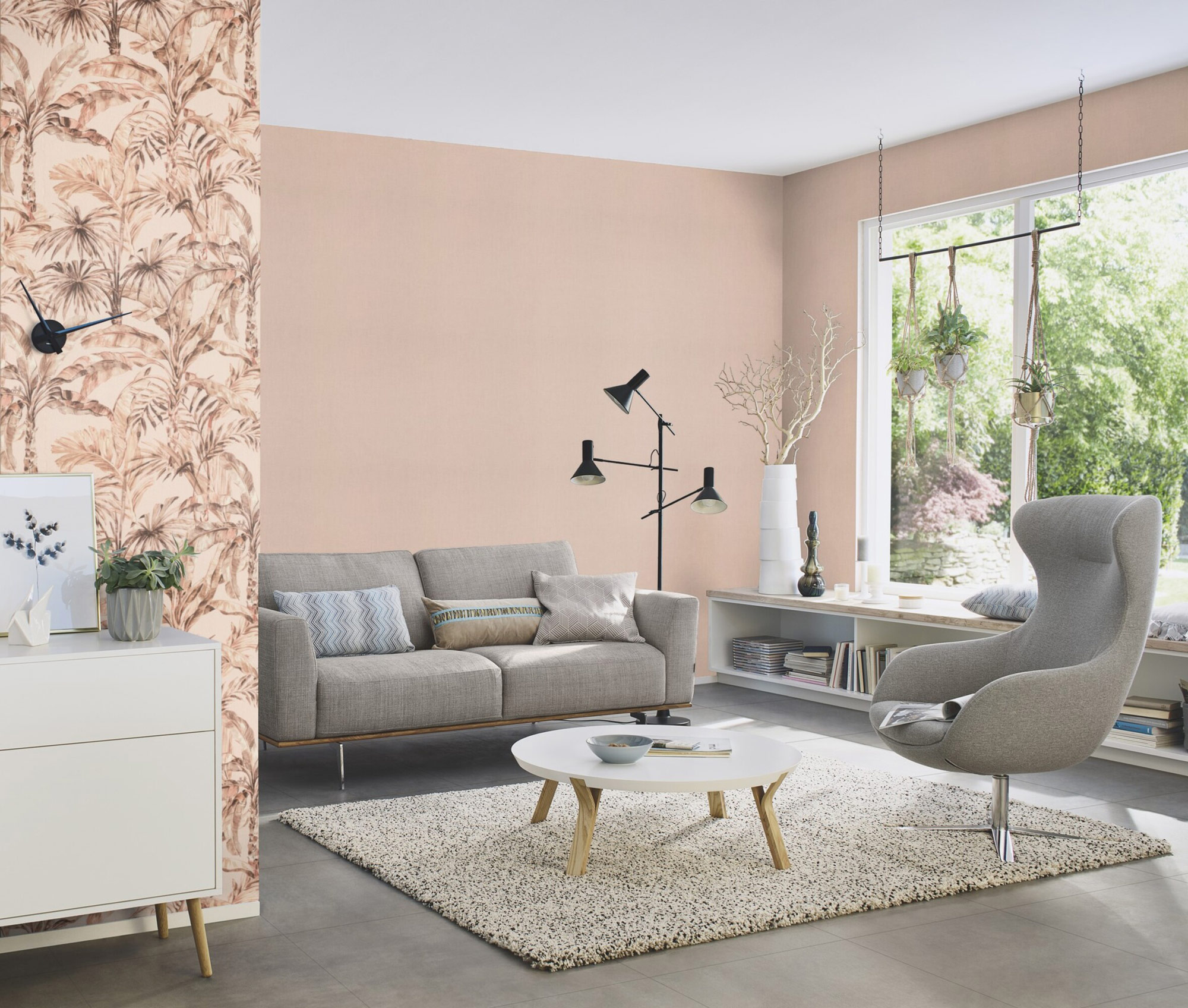 Rasch Vliestapete Florentine 4 Leinenoptik 484649