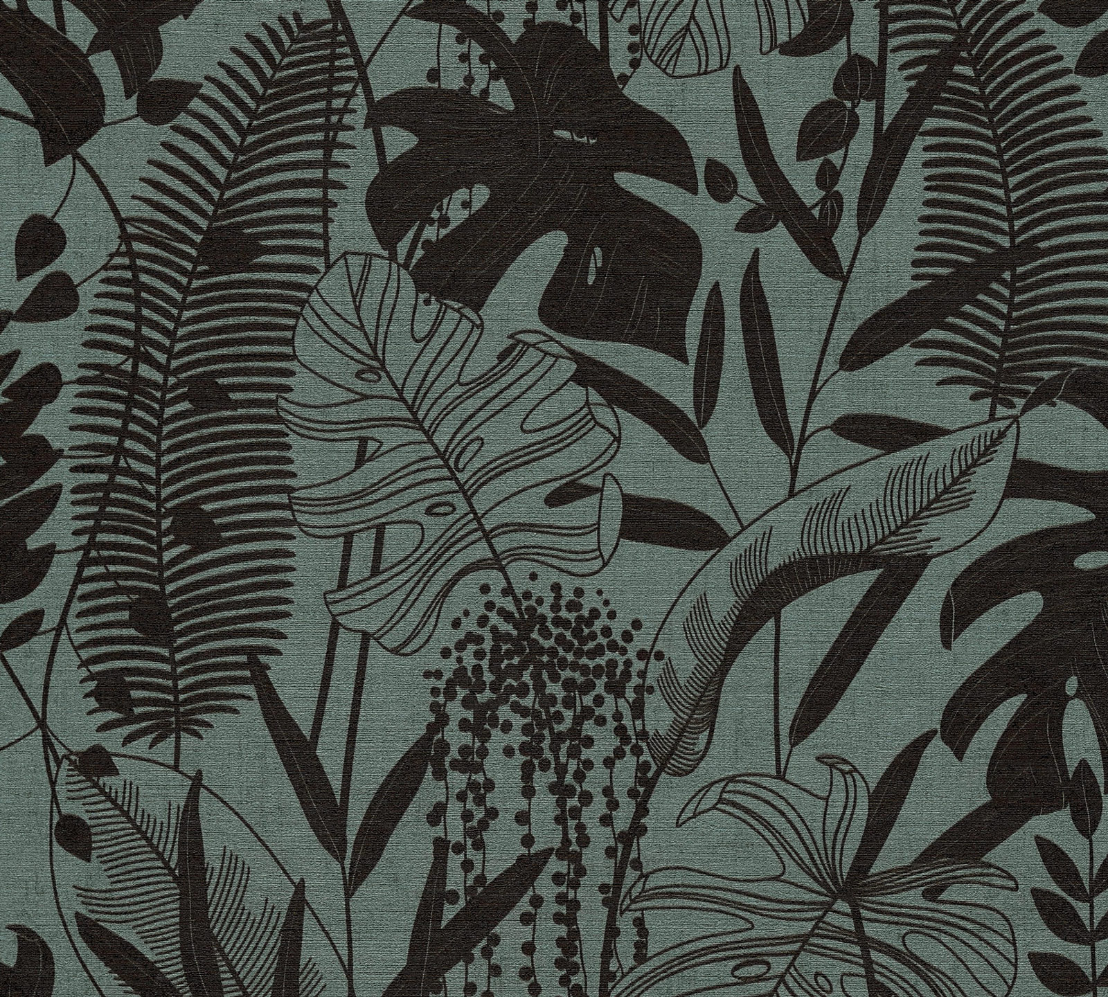 AS Vliestapete C2 Dschungeltapete Blau 791644