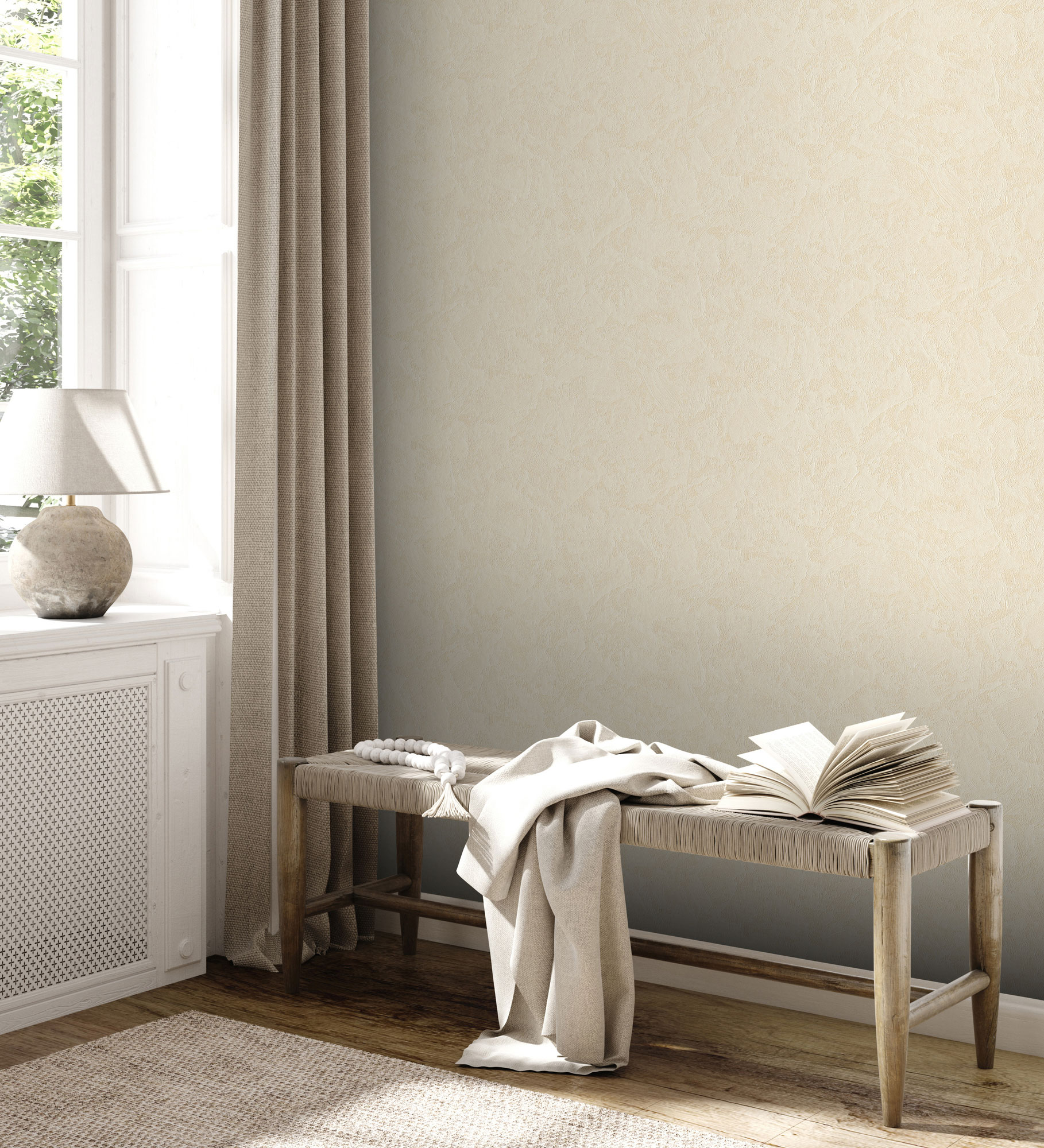 Livingwalls Vliestapete Premium Wall 2 einfarbig 390353