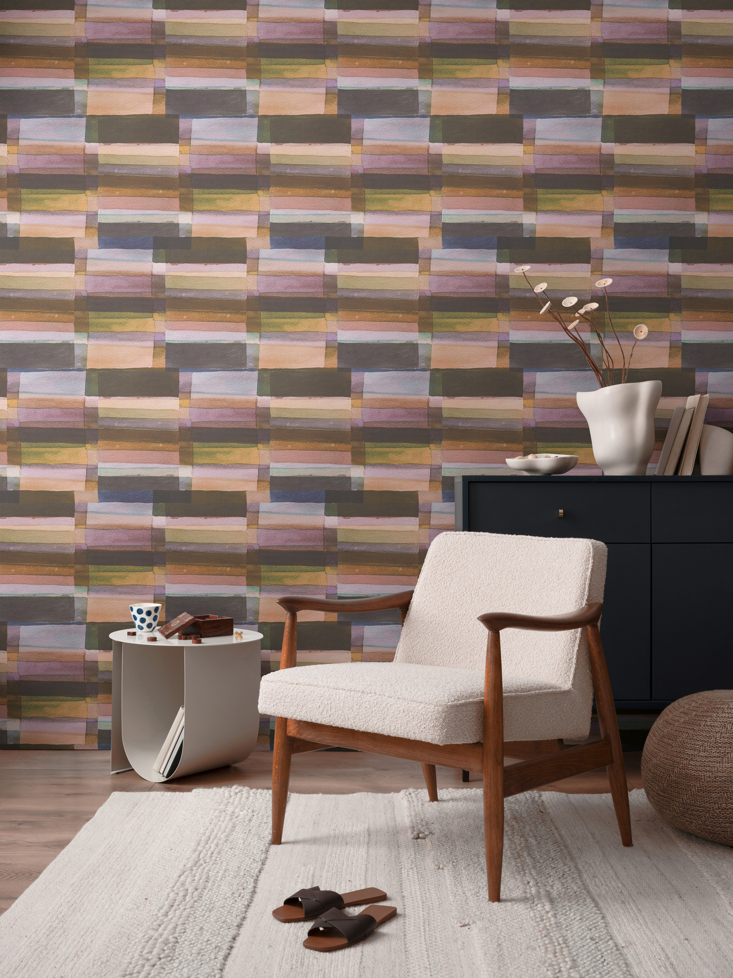 AS Vliestapete Anna d'Andrea Abstrakt Braun 782252