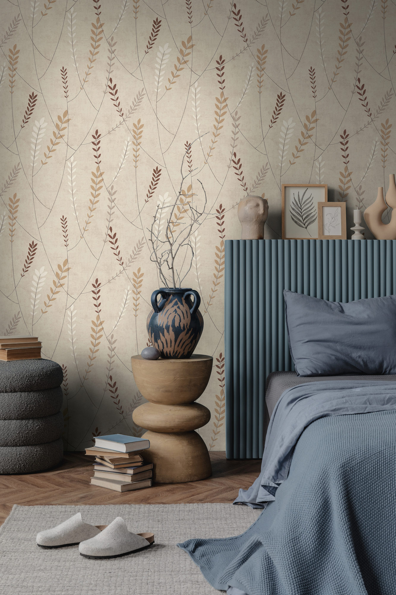 AS Vliestapete Nordic Feeling Floral Beige 791461