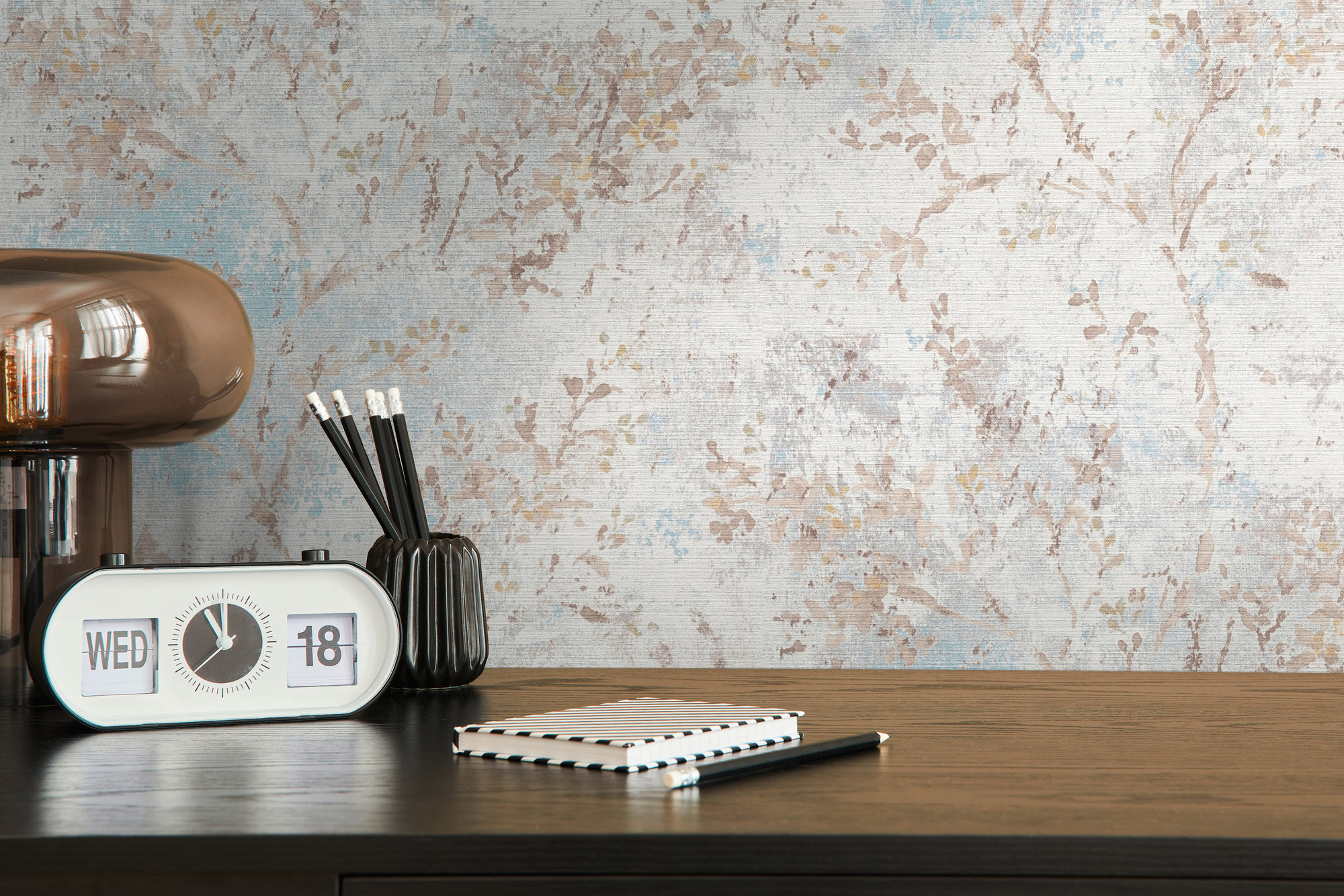 Livingwalls Vliestapete Stories of Life Floral Blau 396502