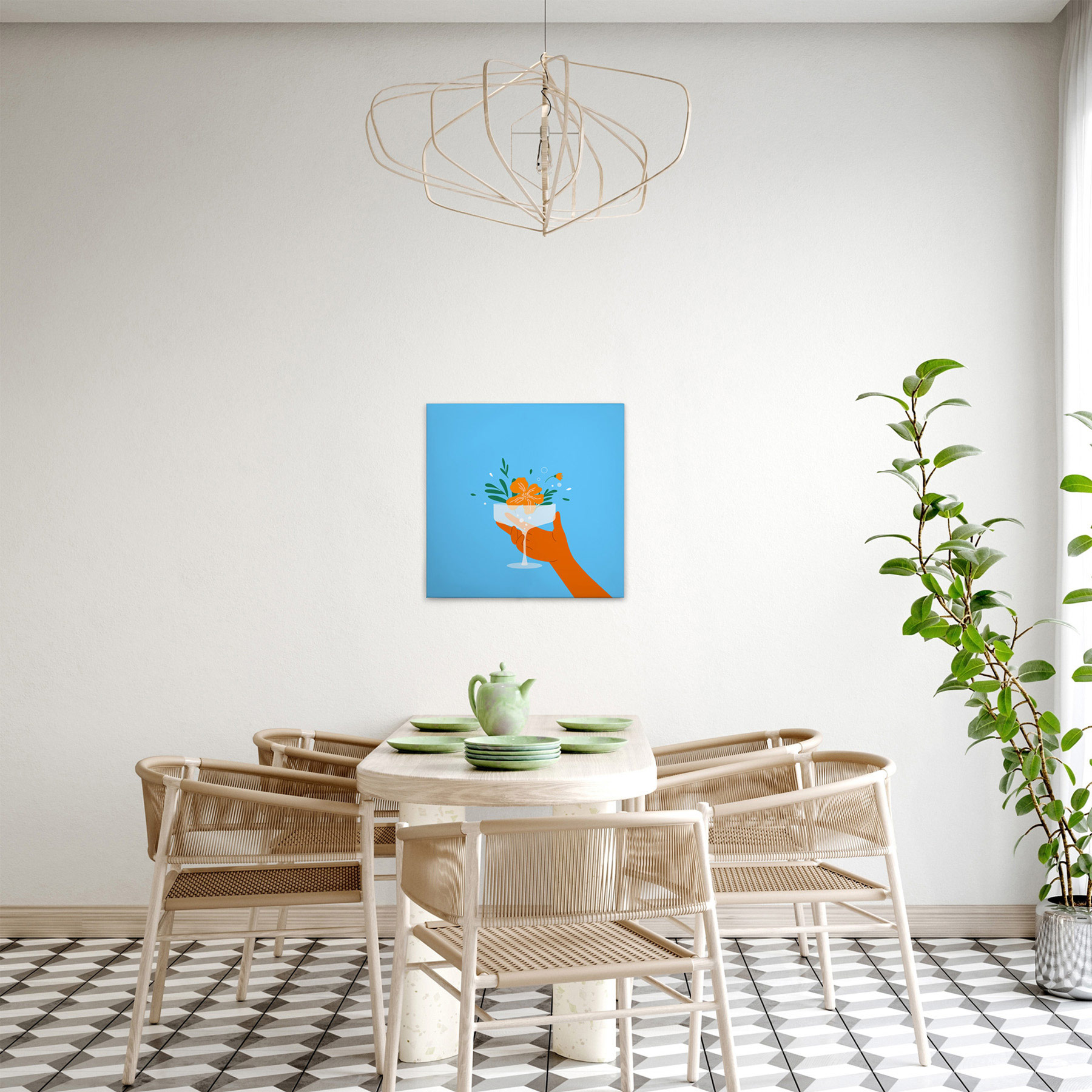 AS Leinwandbild Flower Glass 2 DD132683