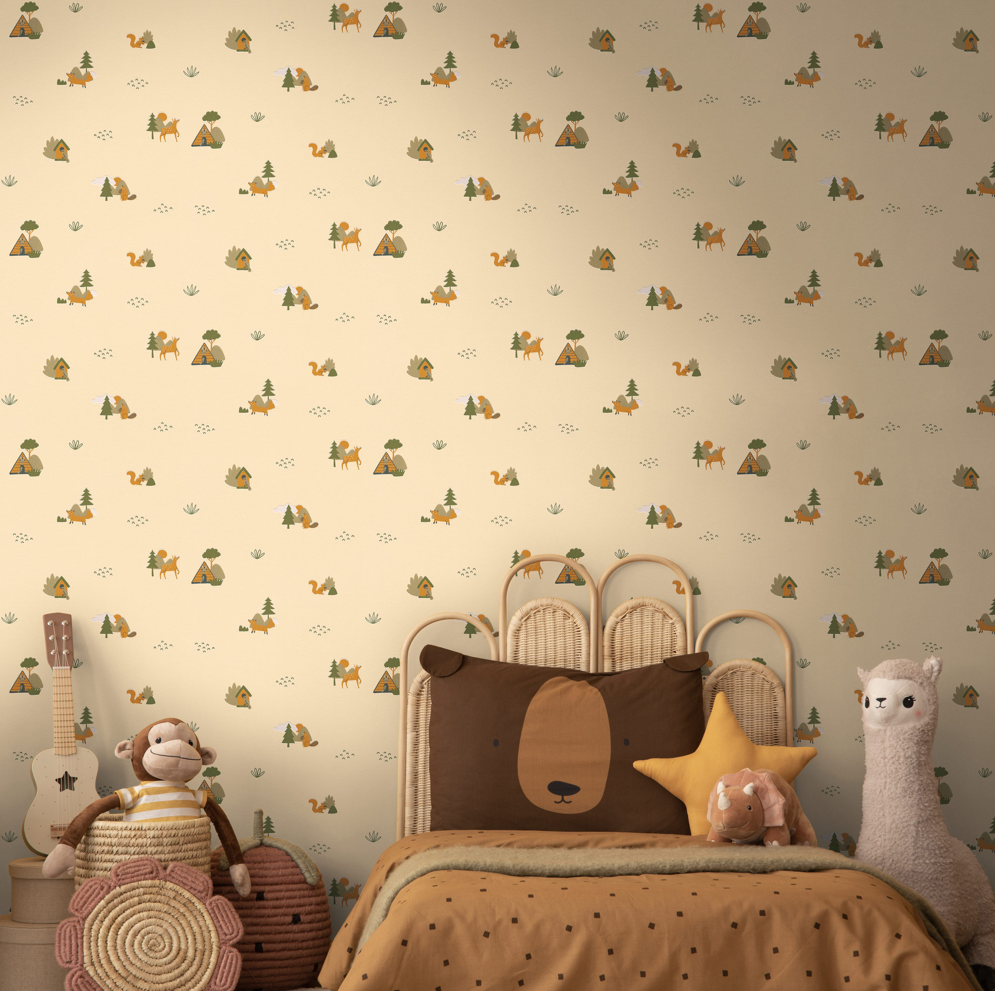 AS Vliestapete Kids Studio Kinderzimmertapete Beige 792582