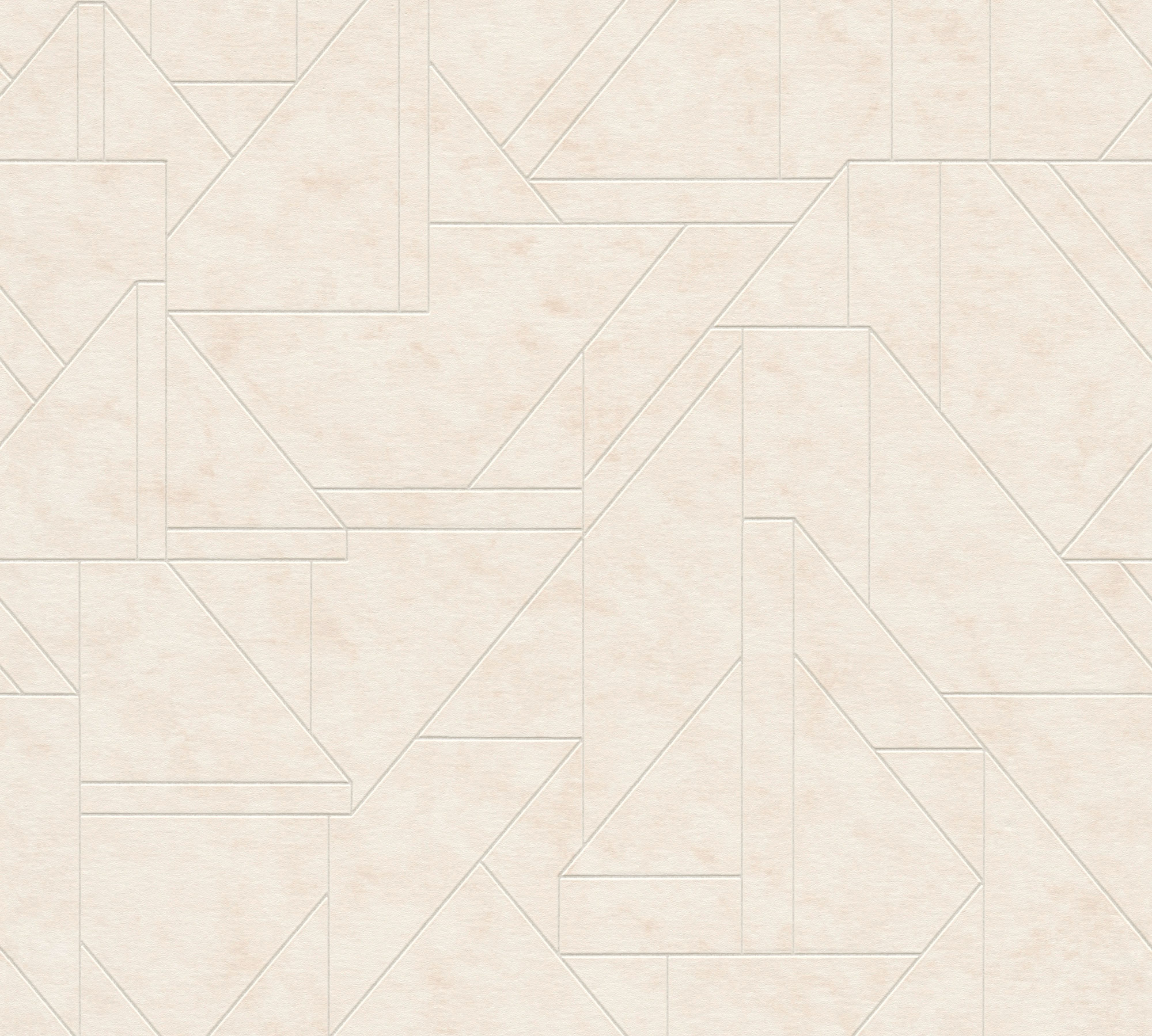 AS Vliestapete MS Travel Styles Geometrisch Creme 391182